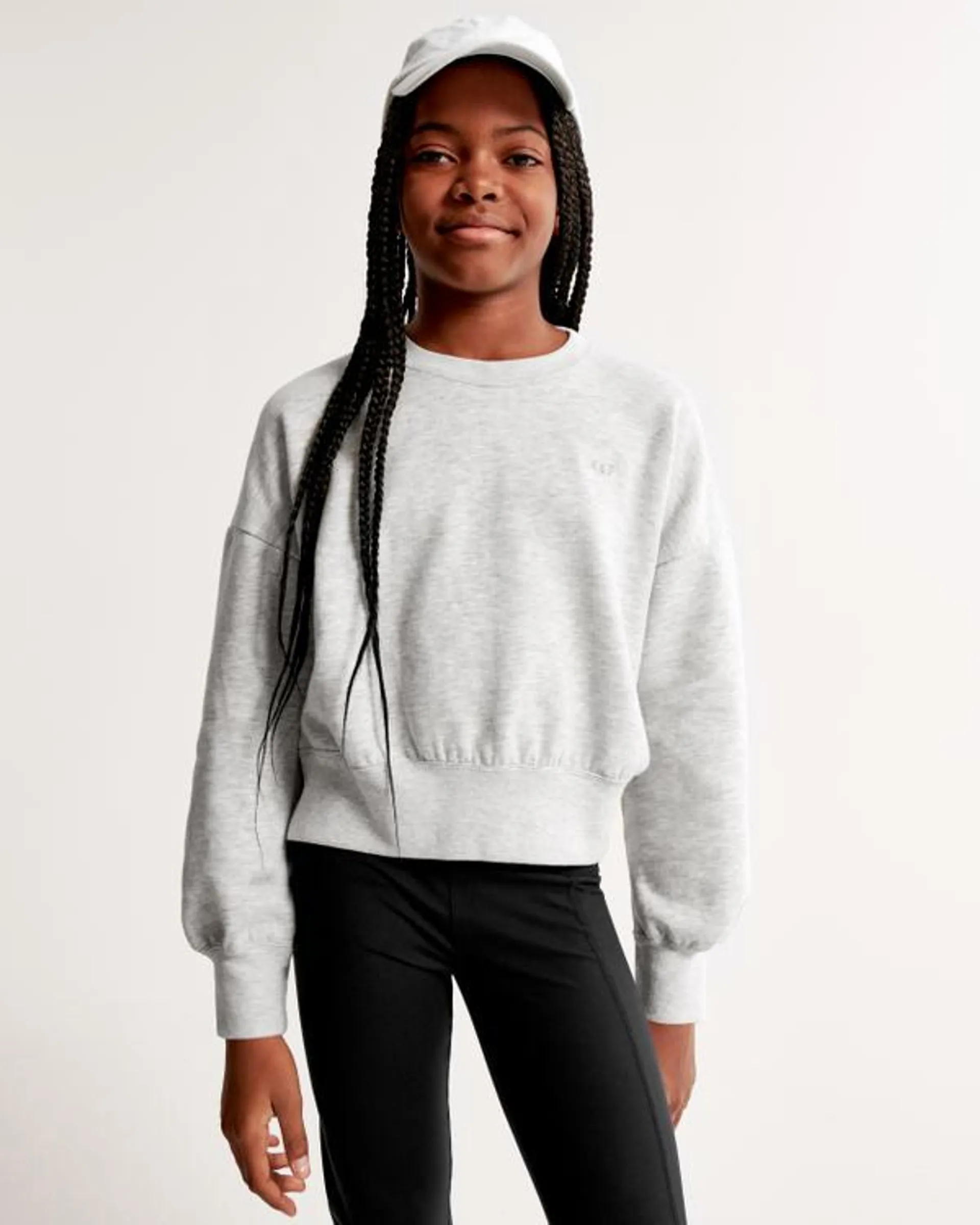 essential sunday wedge crewneck sweatshirt