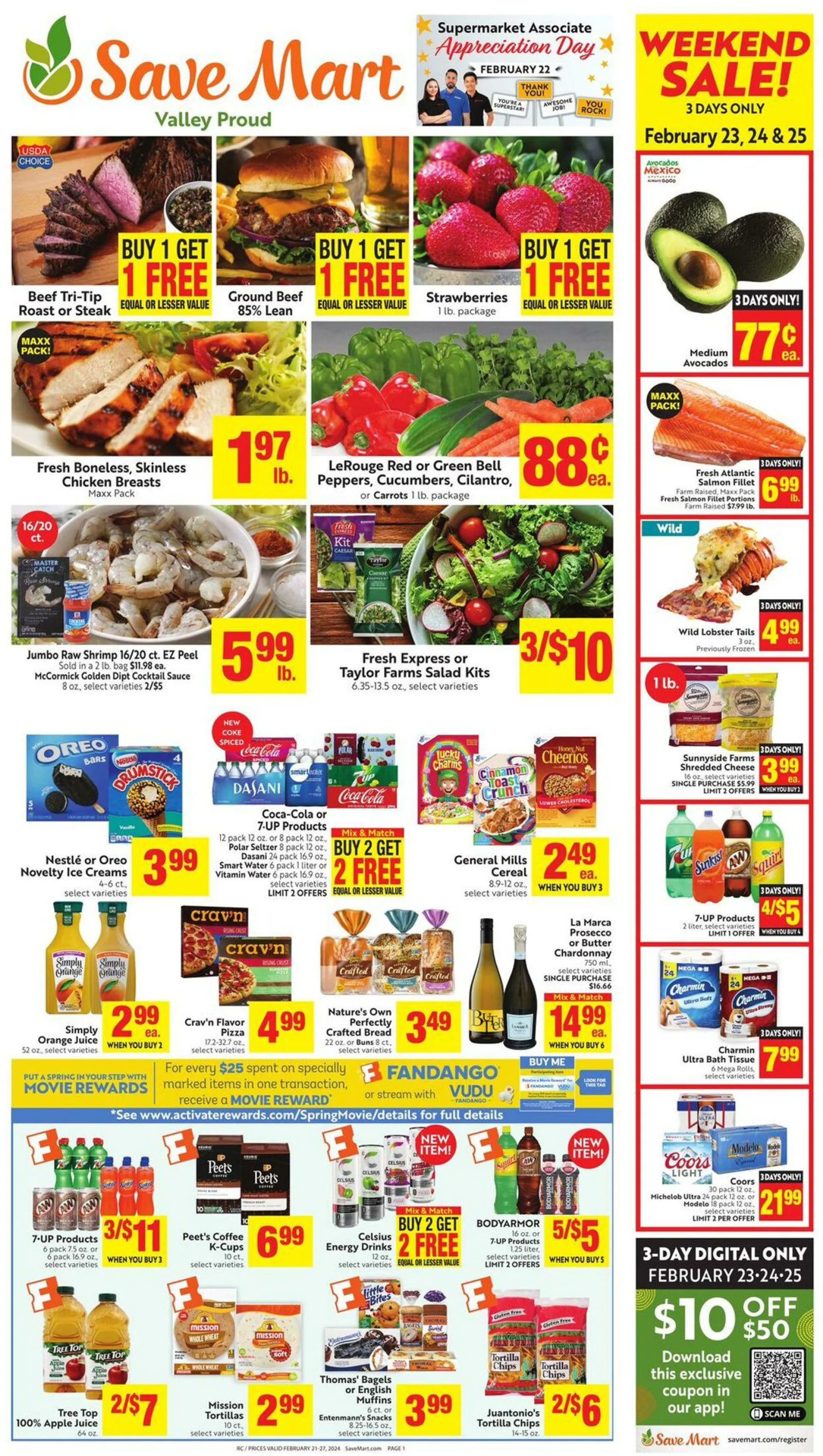 Weekly ad Save Mart Current weekly ad from February 21 to February 27 2024 - Page 