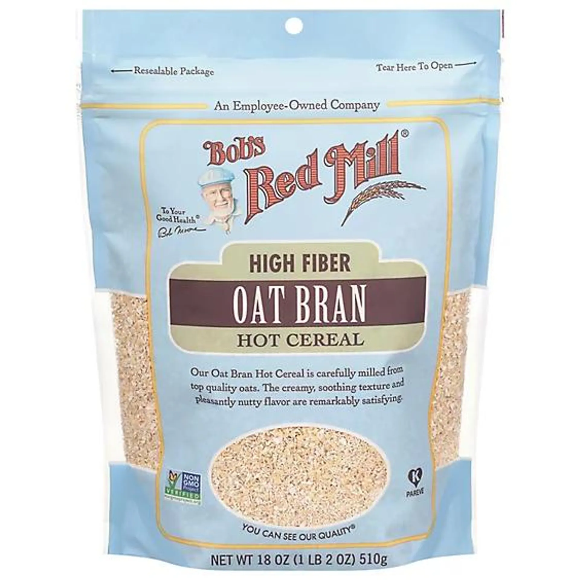 Bob's Red Mill Oat Bran Hot Cereal - 18 Oz