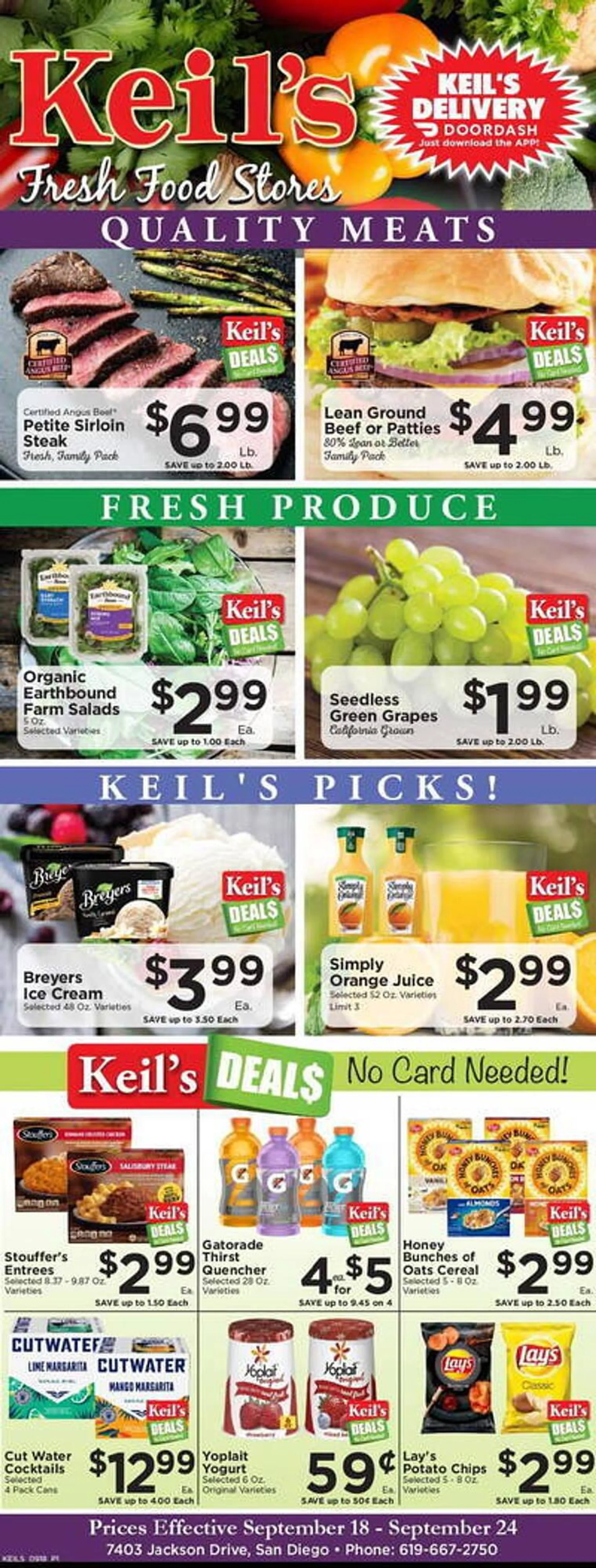 Keils Fresh Food Stores Weekly Ad - 1