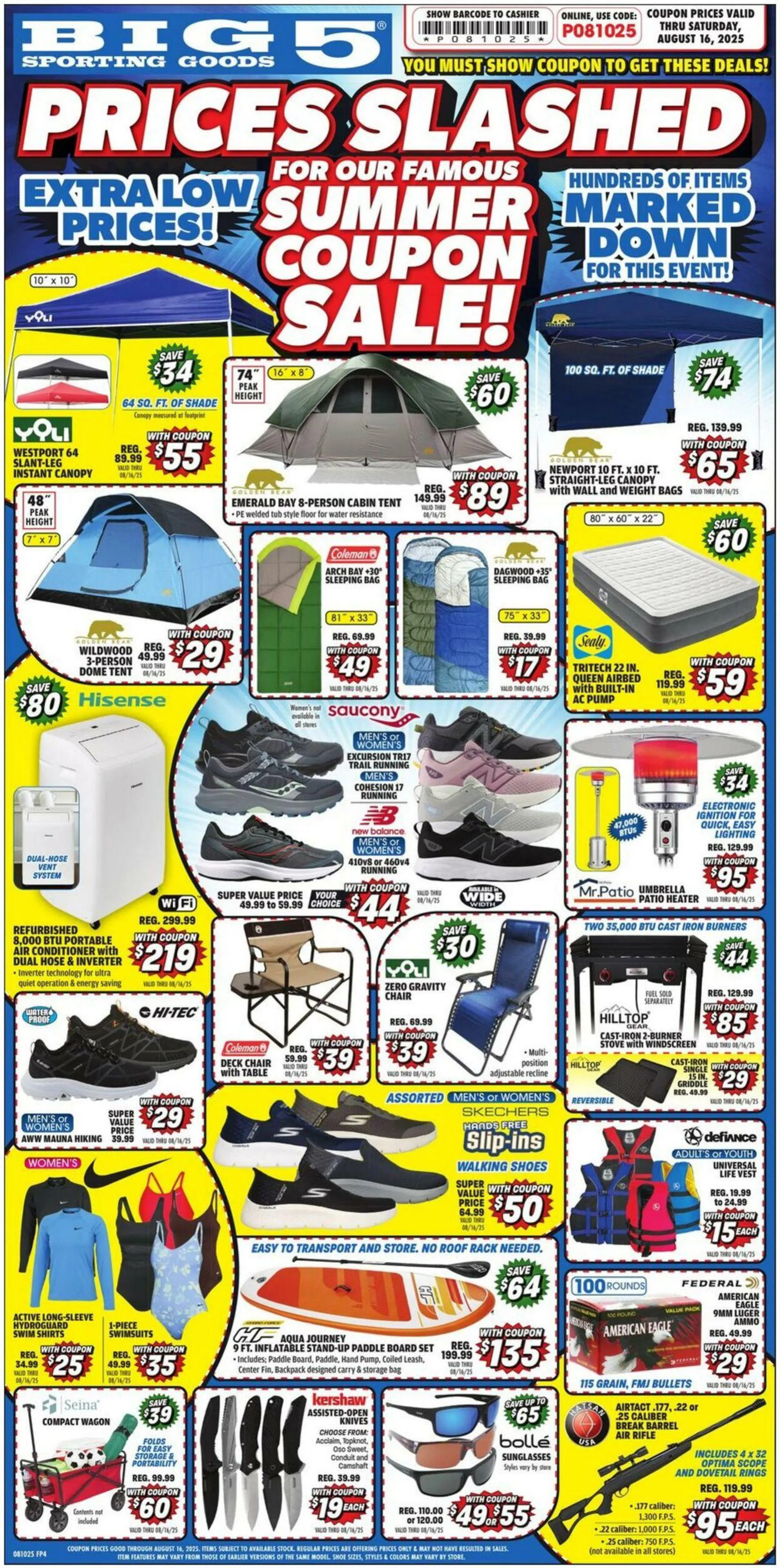 Weekly ad Big 5 Current weekly ad from August 10 to August 16 2025 - Page 1