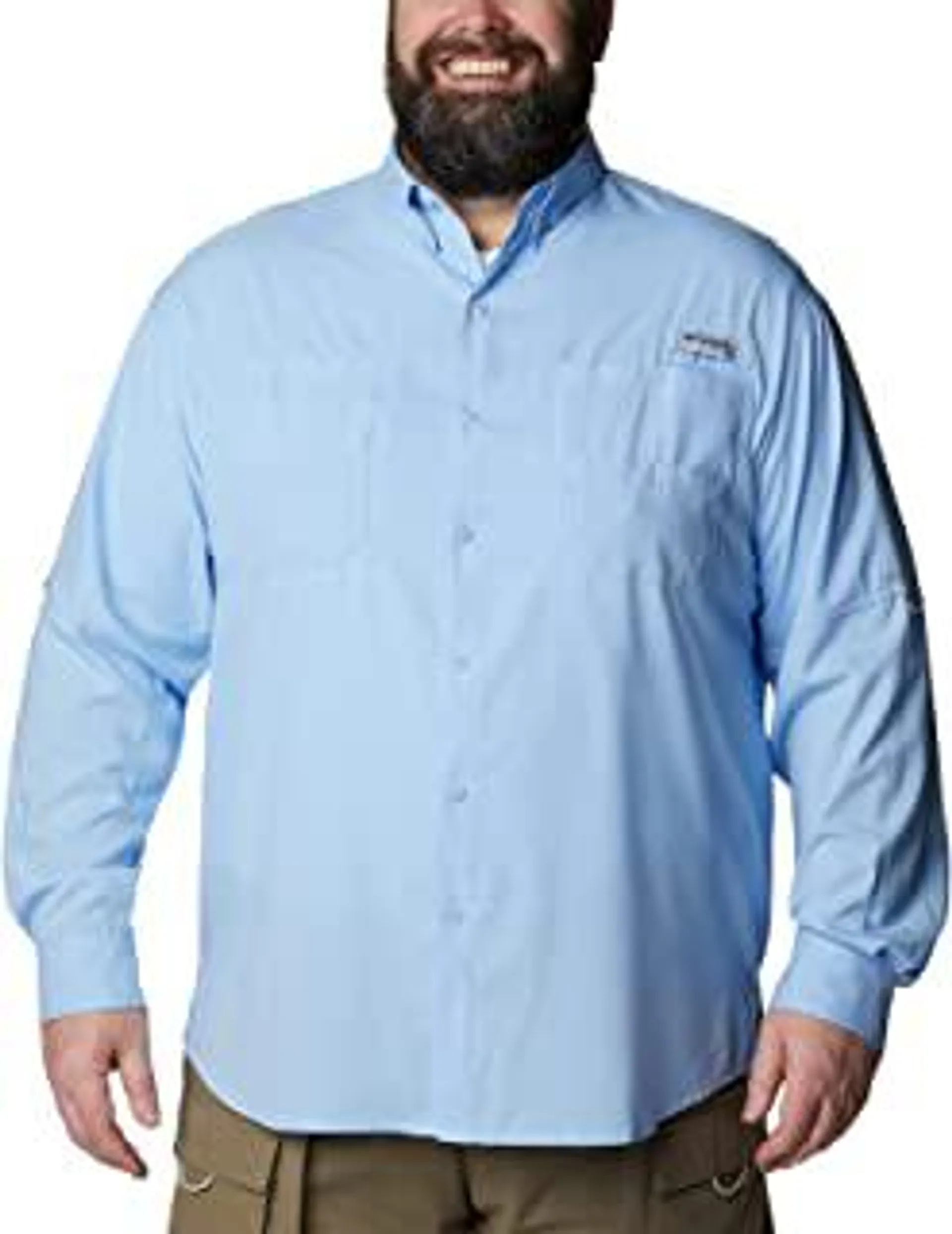 Men’s PFG Tamiami™ II Long Sleeve Shirt — Big, Sail, 5X