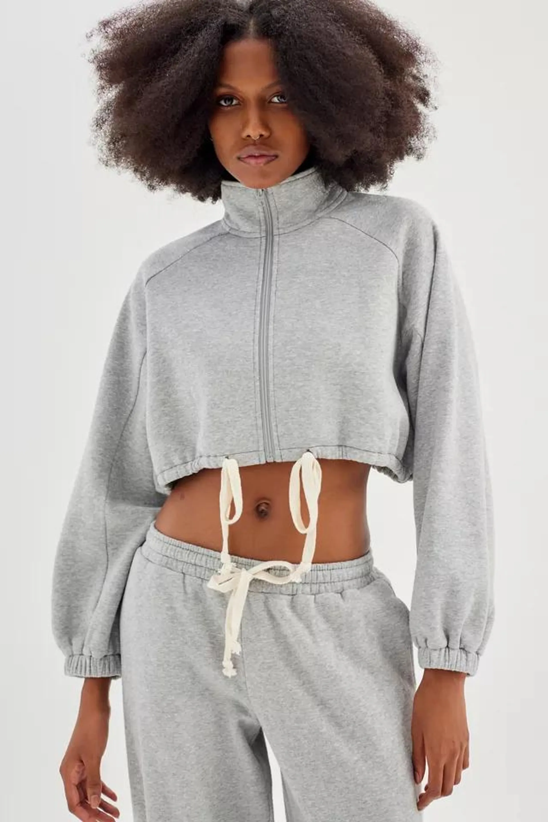 Out From Under Shandi Cropped Track Jacket