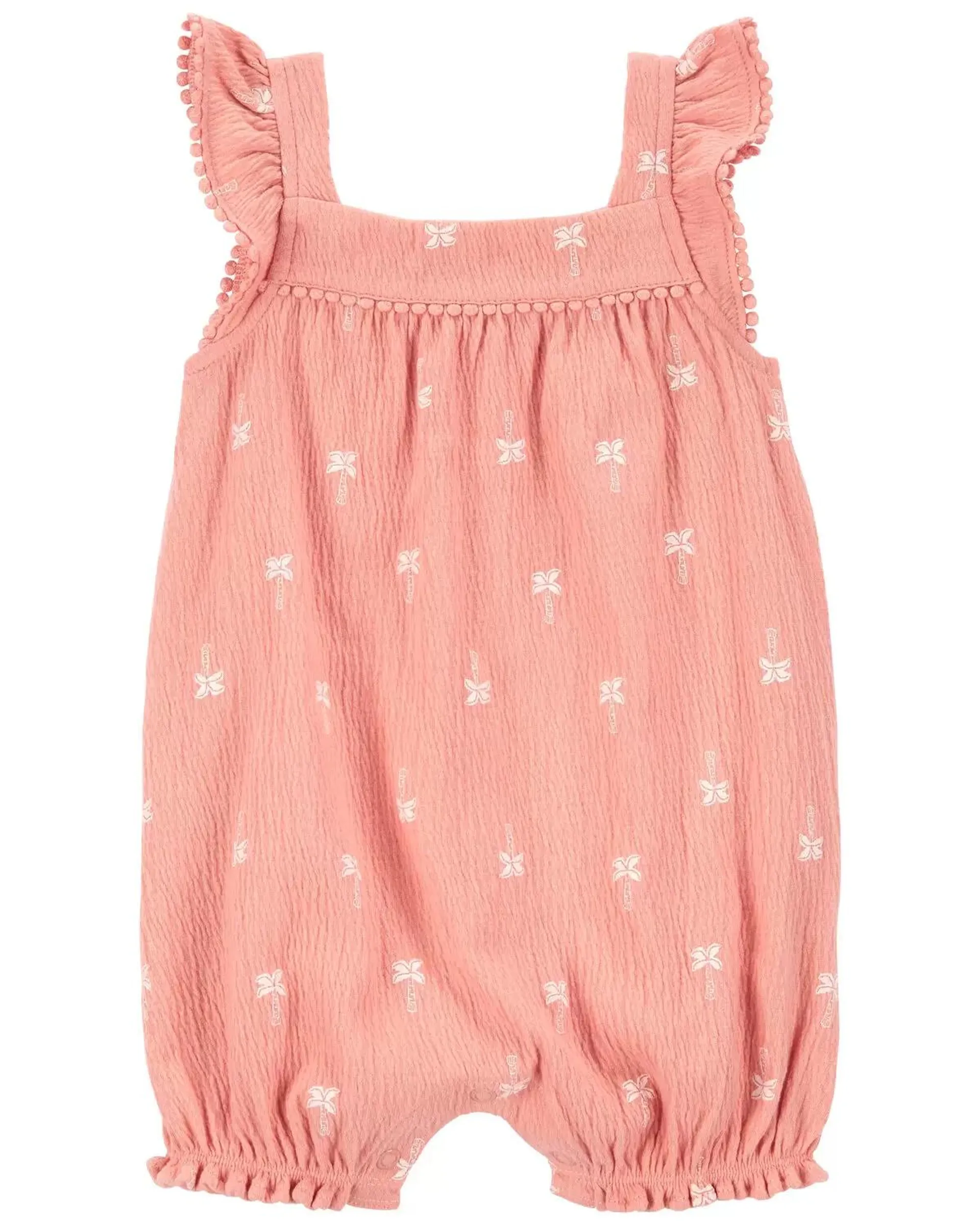 Baby Palm Tree Flutter Romper