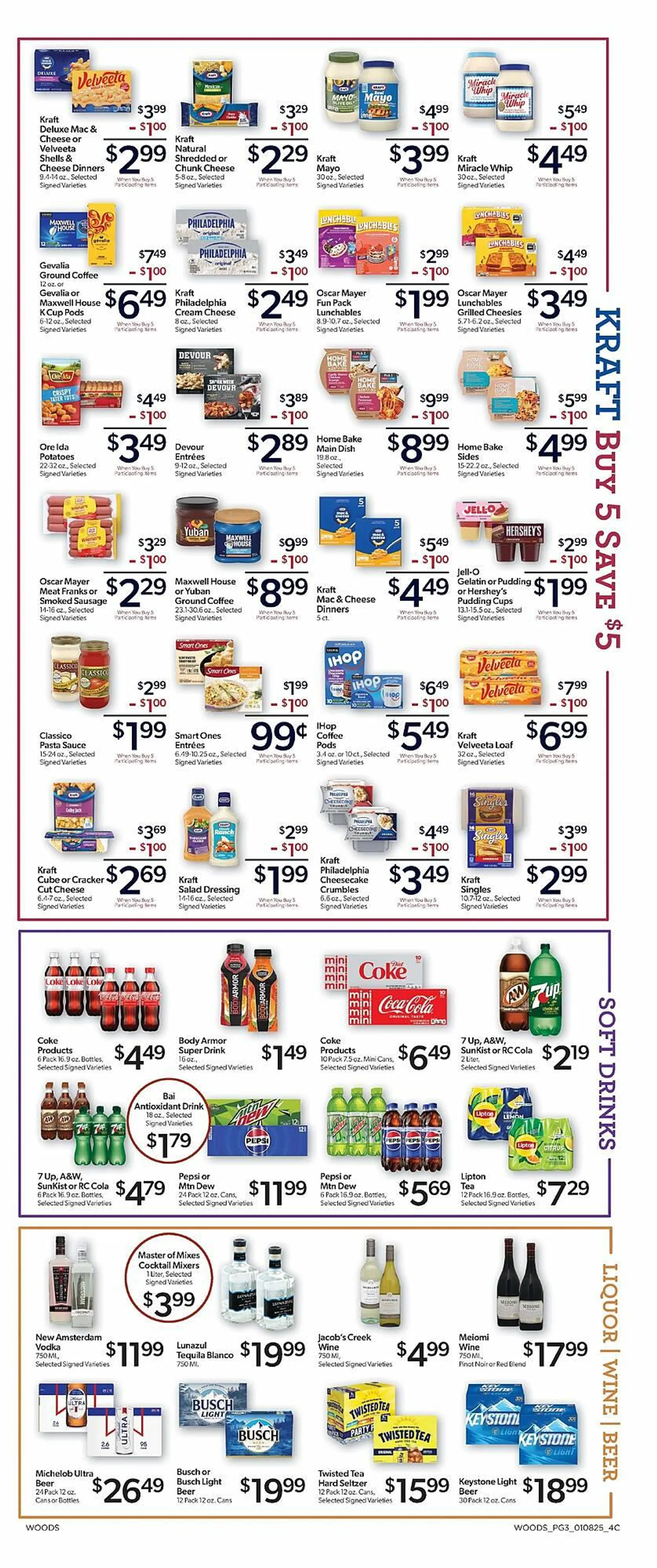 Weekly ad Woods Supermarket Weekly Ad from January 8 to January 14 2025 - Page 3