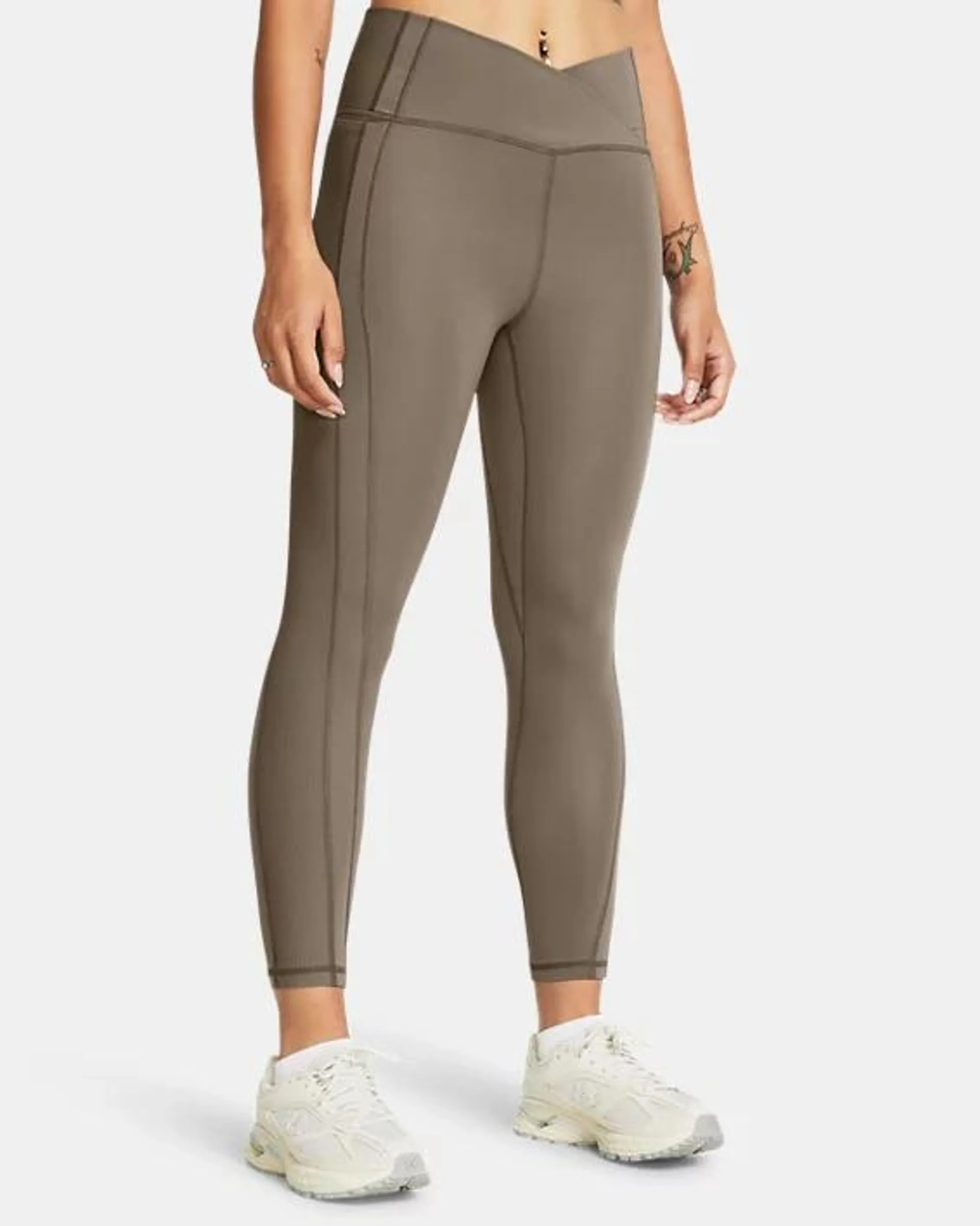 Women's UA Meridian Crossover Ankle Leggings