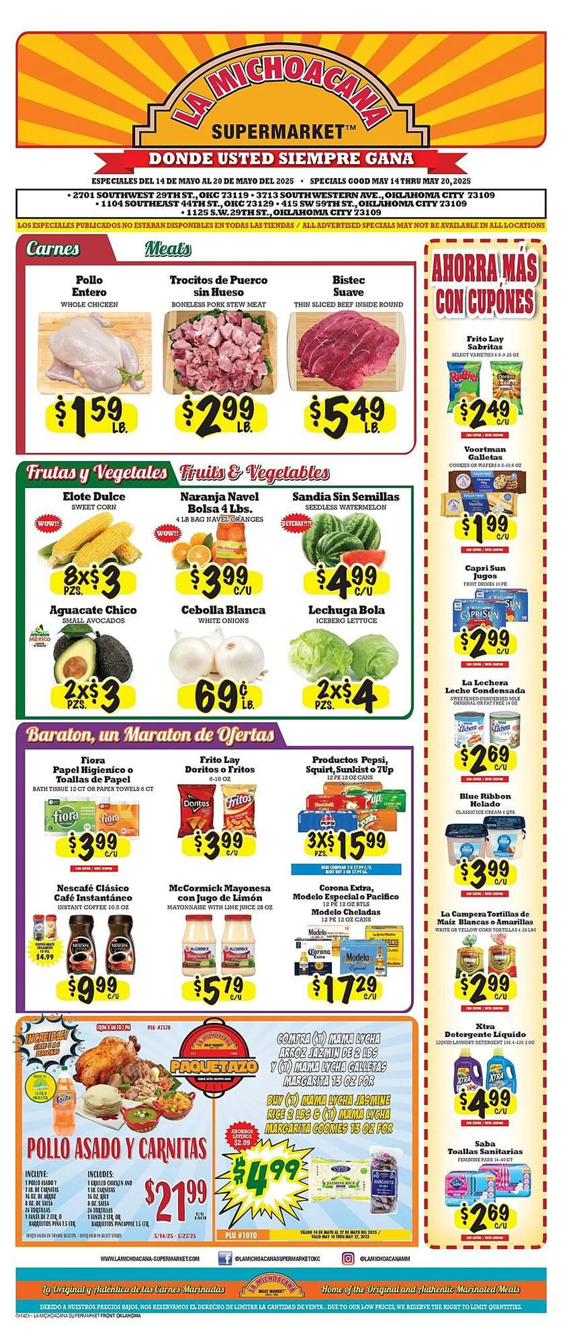 La Michoacana Weekly Ad - 1