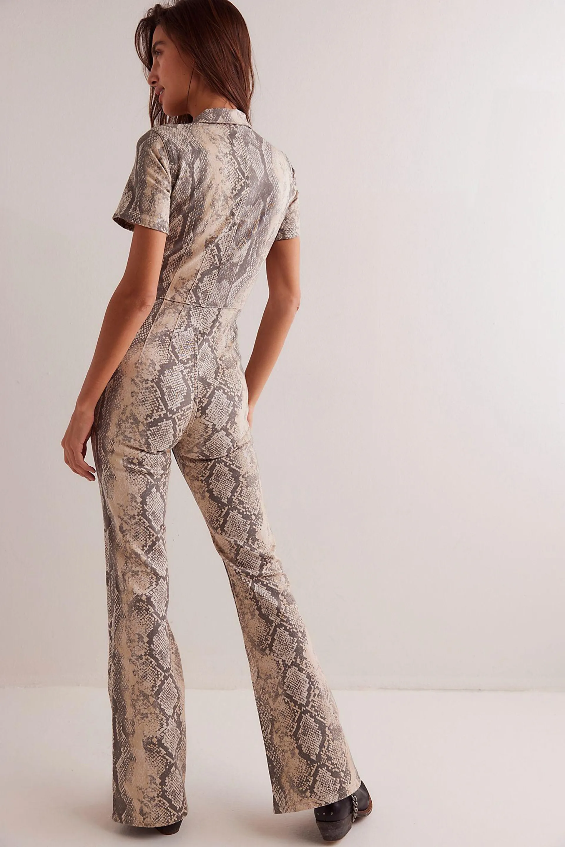 We The Free Jayde Flare Printed Jumpsuit