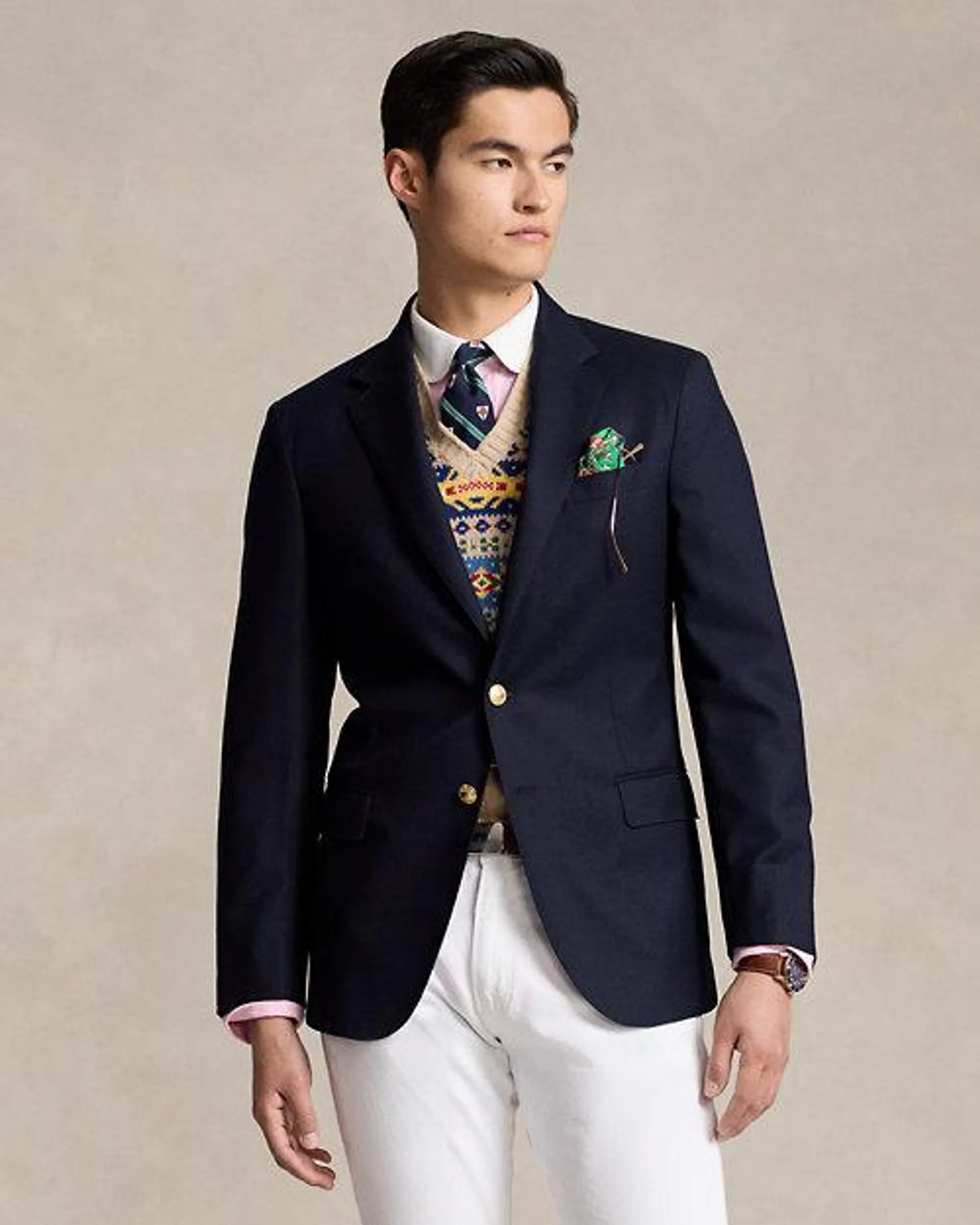 The Iconic Doeskin Two-Button Blazer