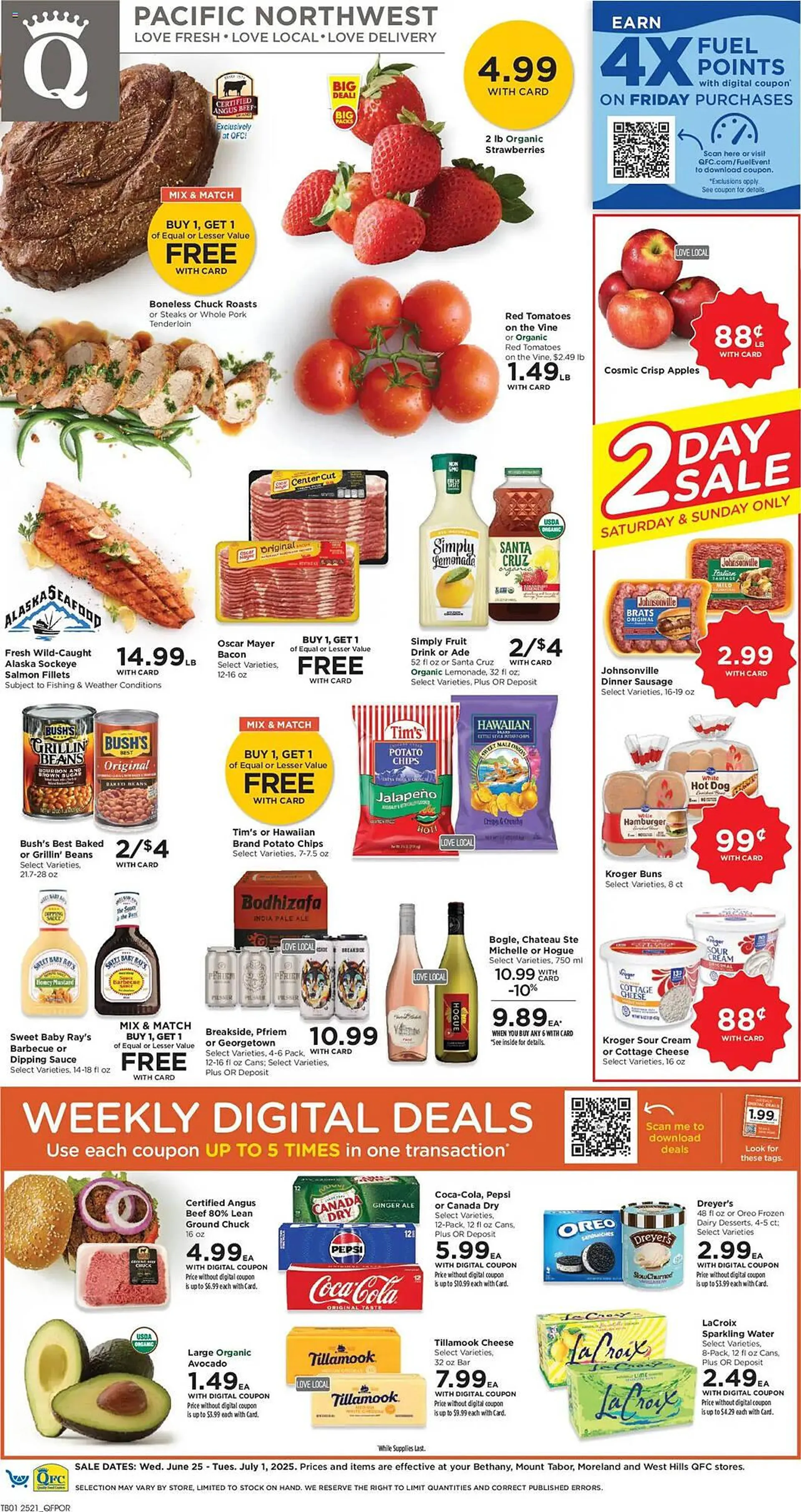 Weekly ad QFC Weekly Ad from June 25 to July 1 2025 - Page 1