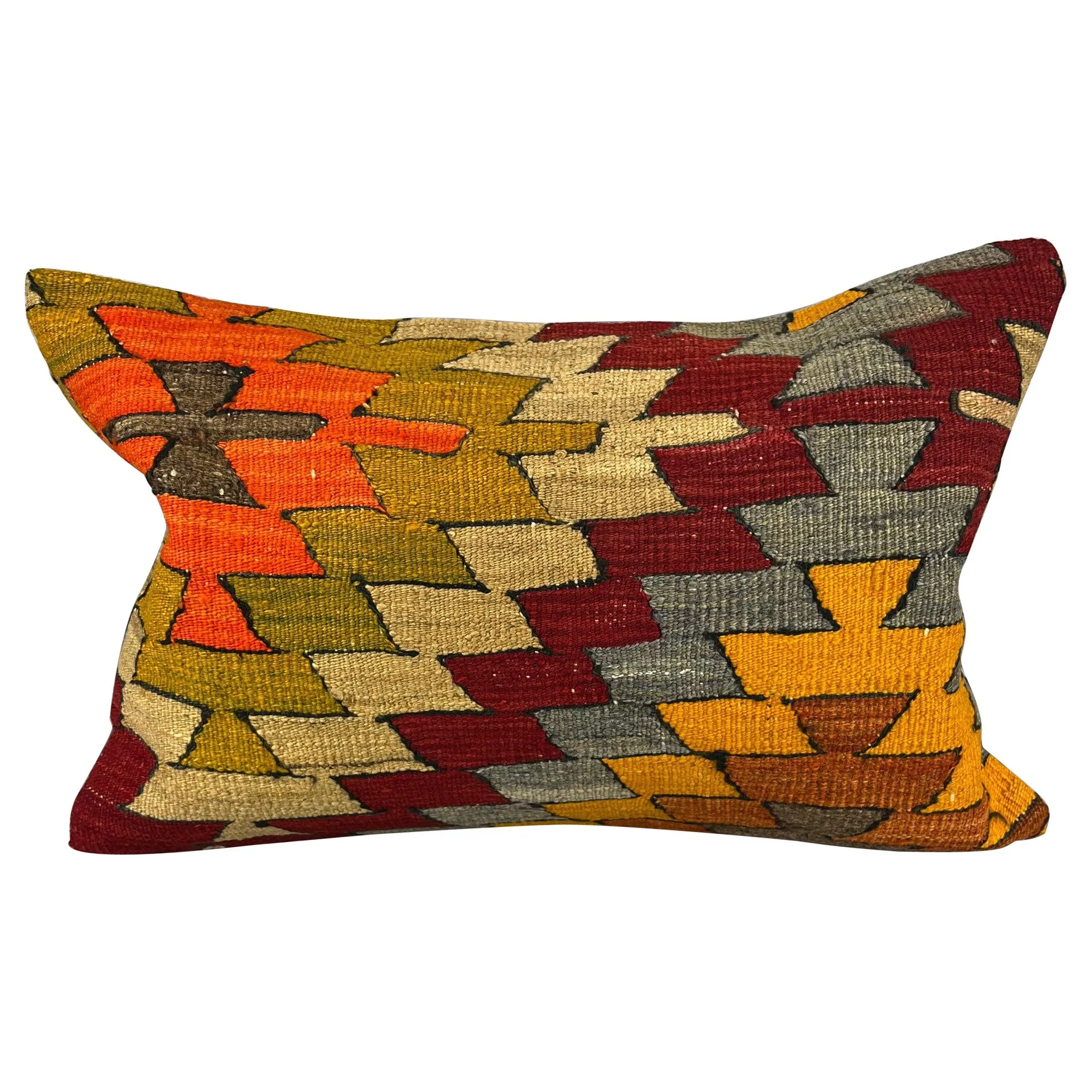 16 x 24 Kilim Pillow Turkish Cushion Orchard Oasis Pillow Cushion Cover #6869