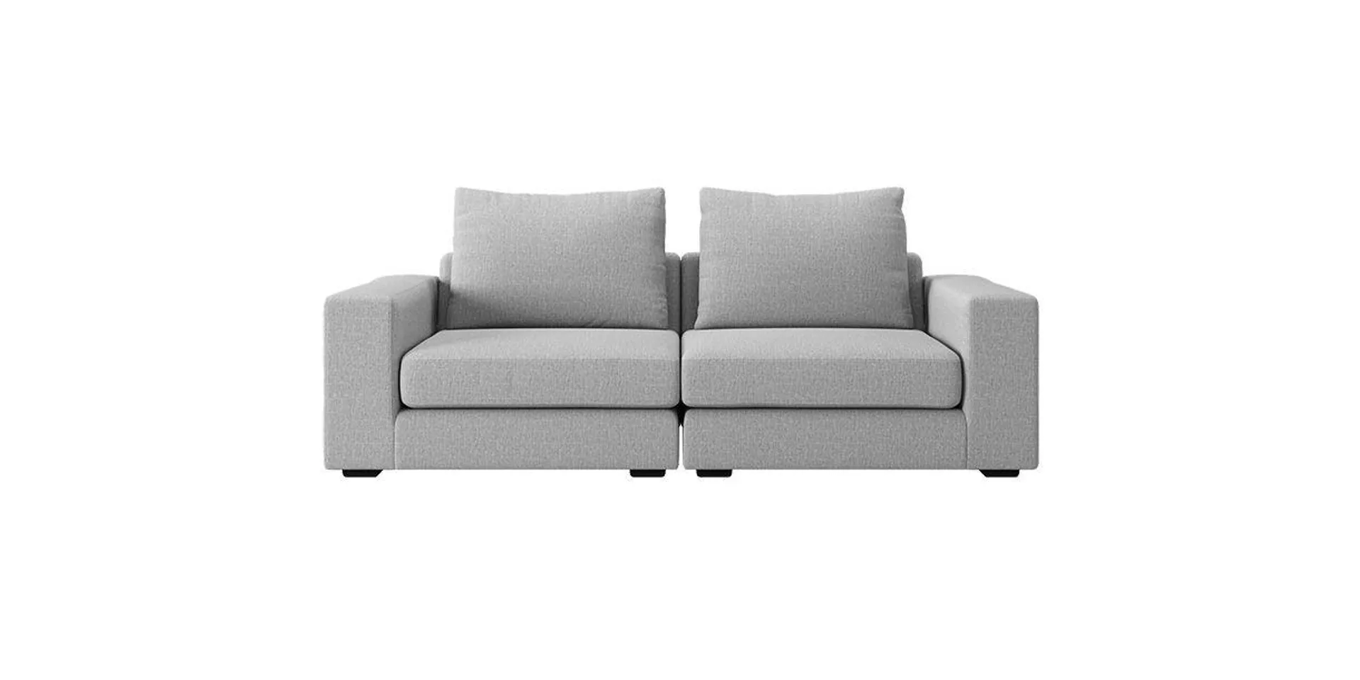 Braxton 2-Piece Sofa Gray