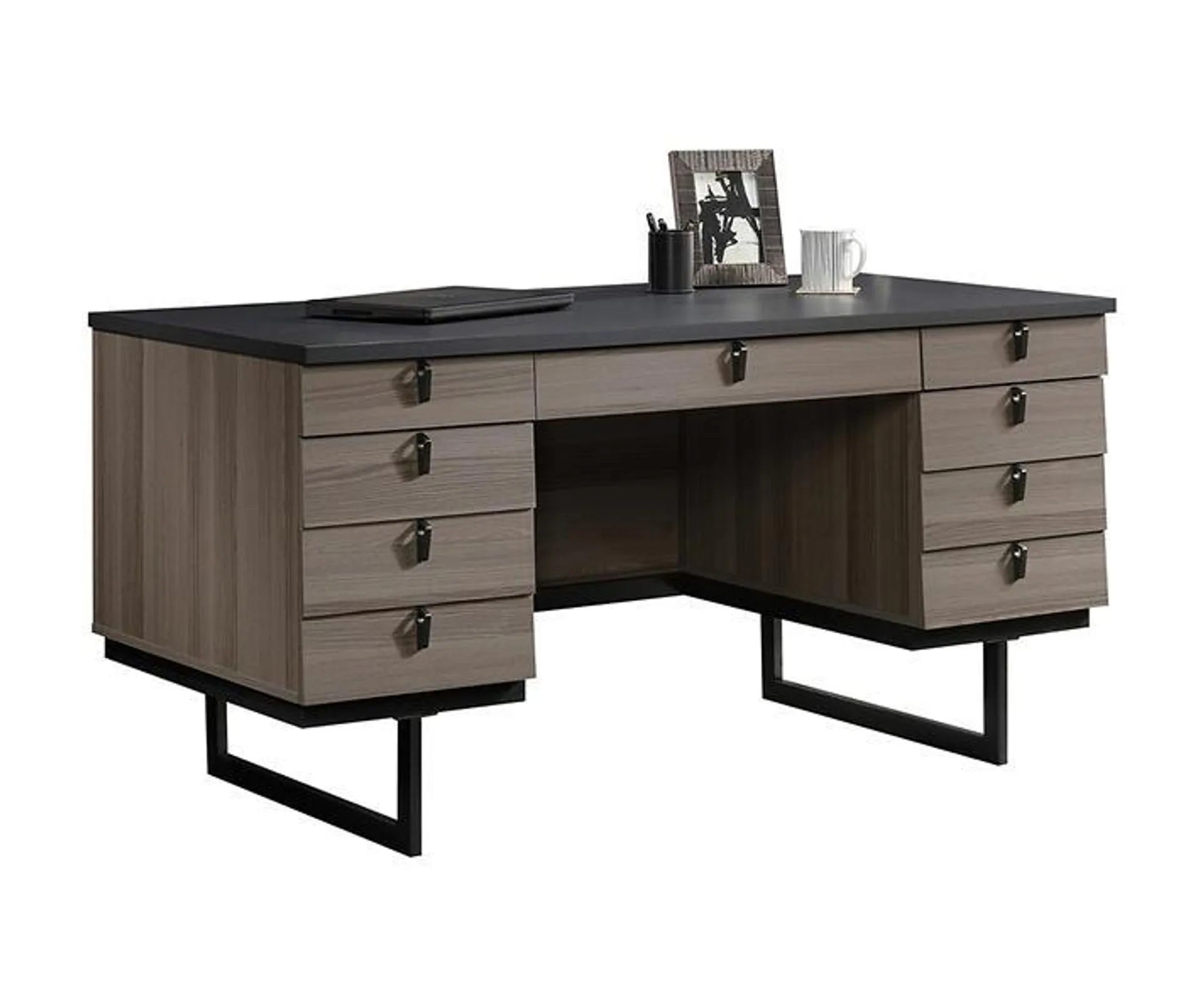 International Lux Diamond Ash Executive Desk