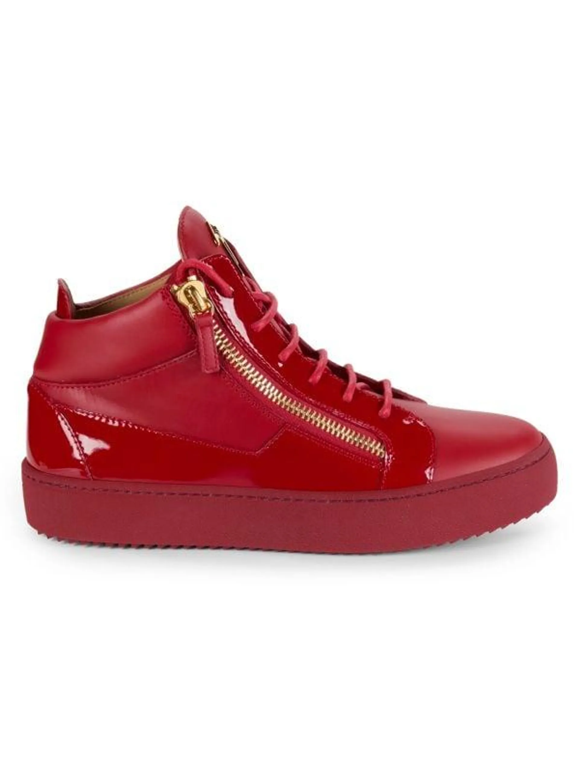 Birel High Top Leather Sneakers