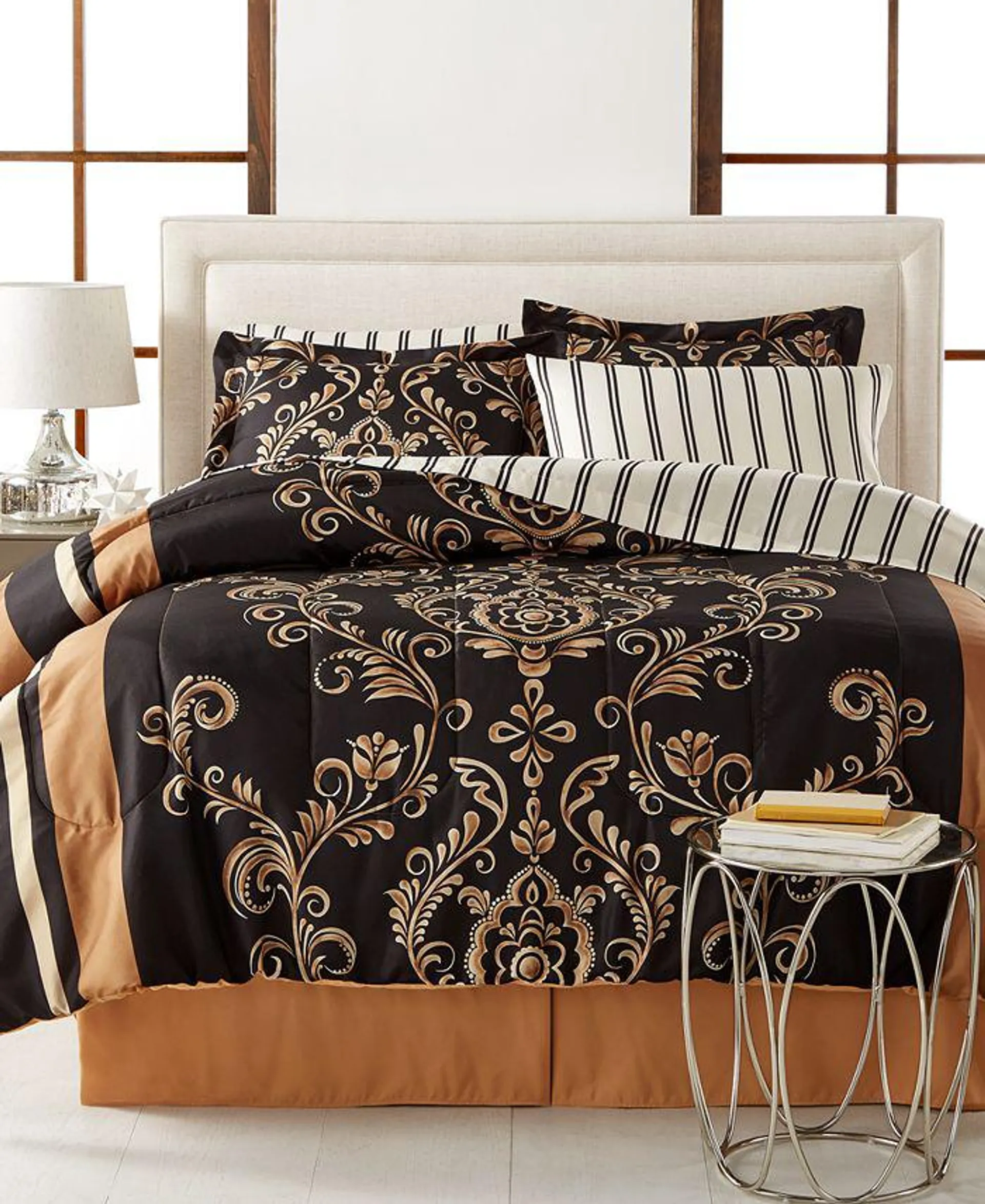 Sabrina Reversible 8 Pc. Comforter Sets, Created for Macy's