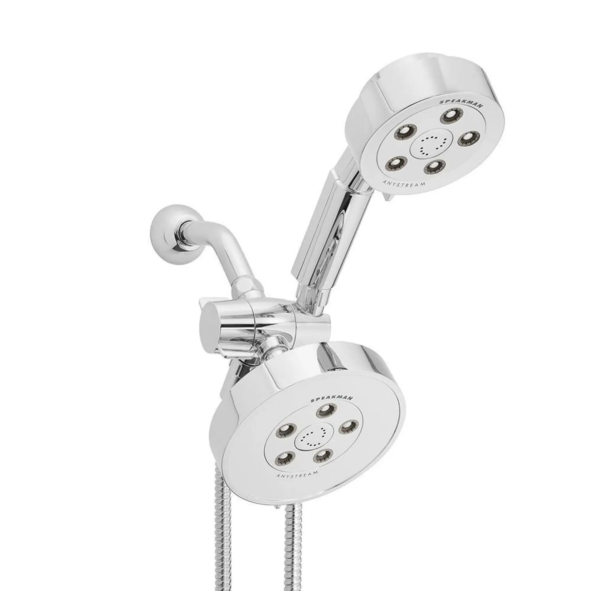 Speakman neo anystream vsr-233010 6-spray polished chrome dual shower head 2.5-gpm (9.5 lpm)