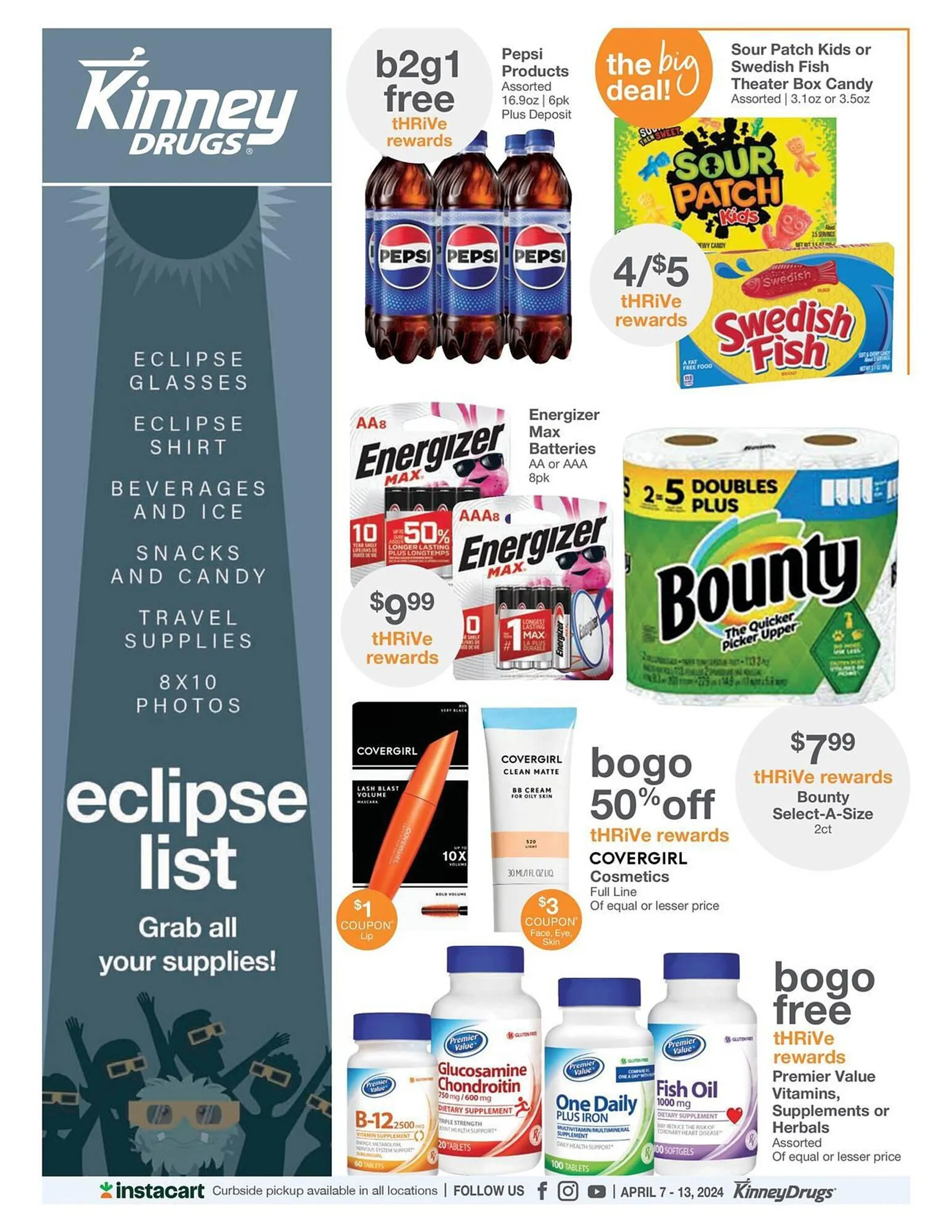 Weekly ad Kinney Drugs Weekly Ad from April 8 to April 13 2024 - Page 