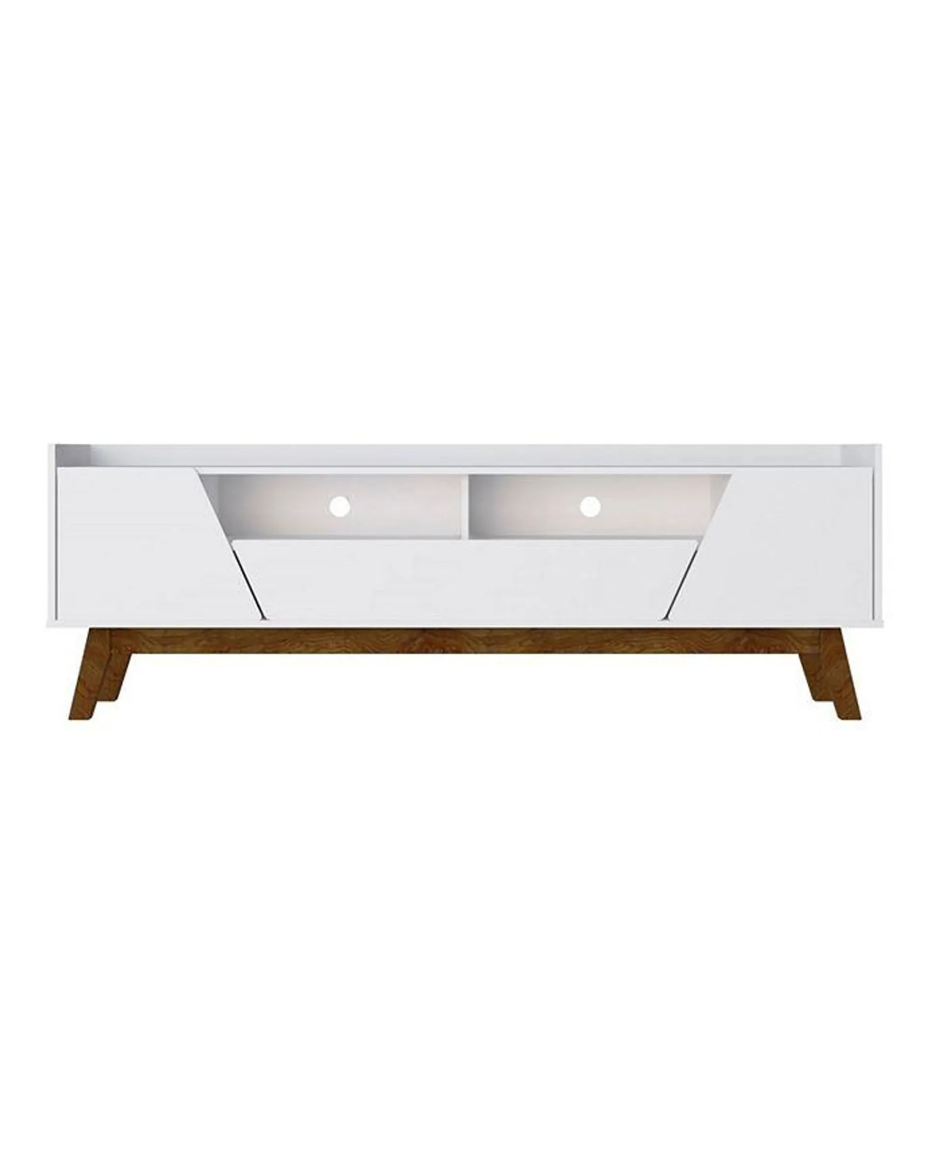 Marcus 70.86" Medium Density Fiberboard 4-Shelf TV Stand