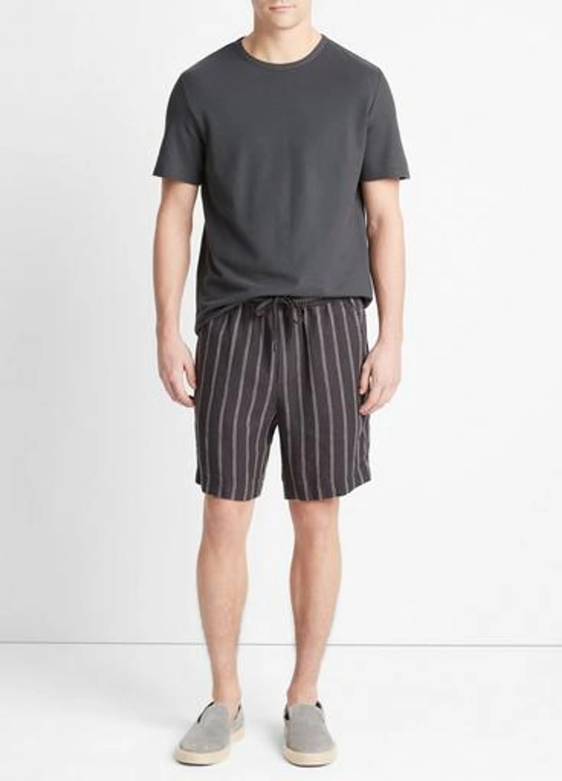 Moonbay Stripe Hemp Short