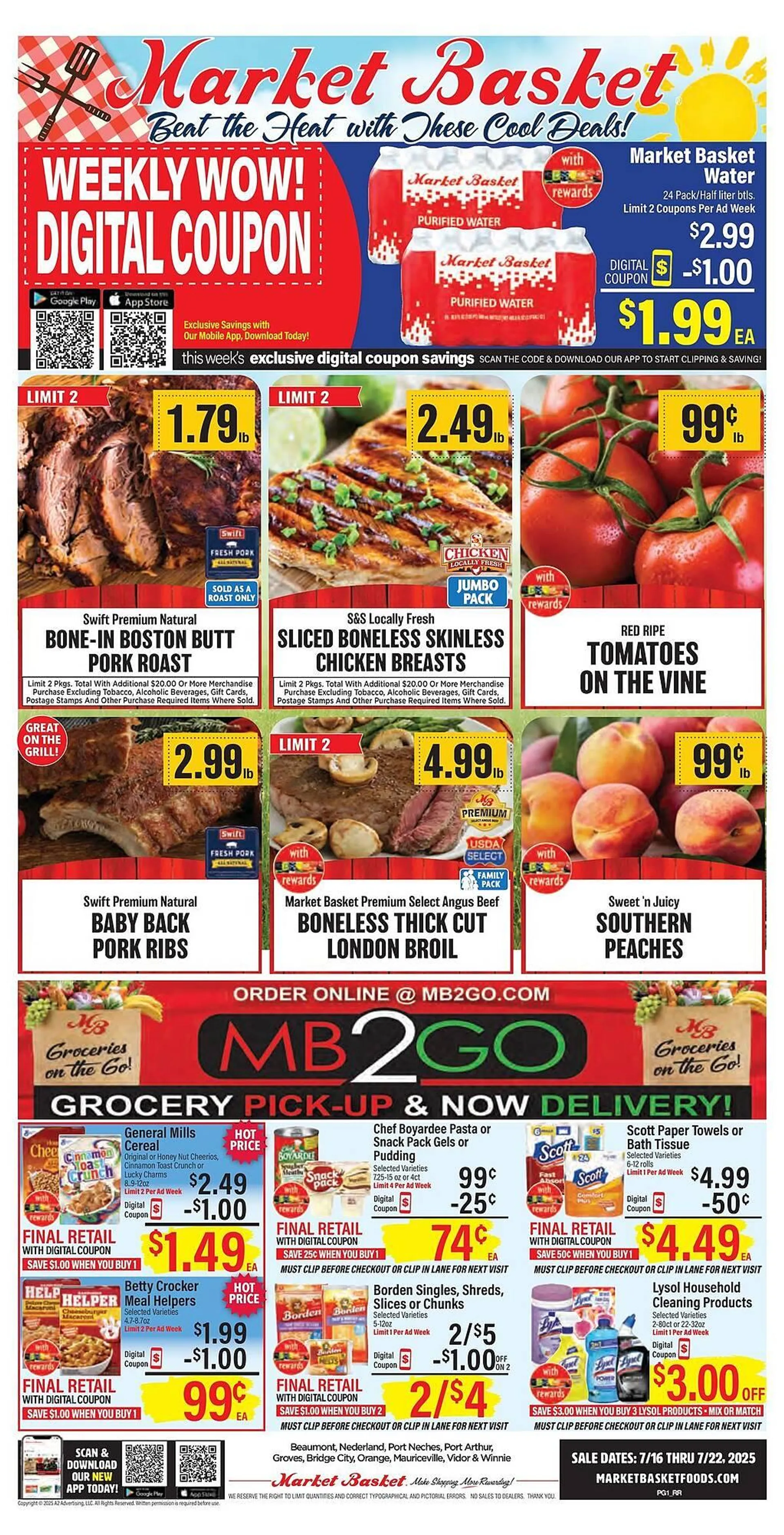 Weekly ad Market Basket Weekly Ad from July 17 to July 22 2025 - Page 1