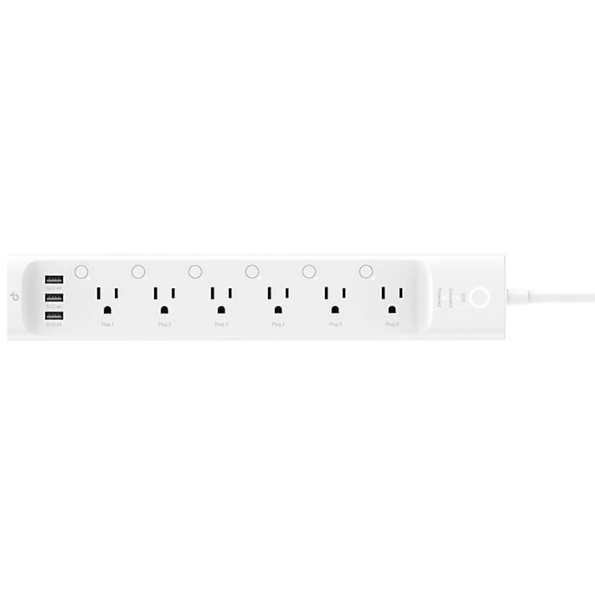 TP Link Kasa HS300 WiFi 6-Outlet Smart Power Strip,