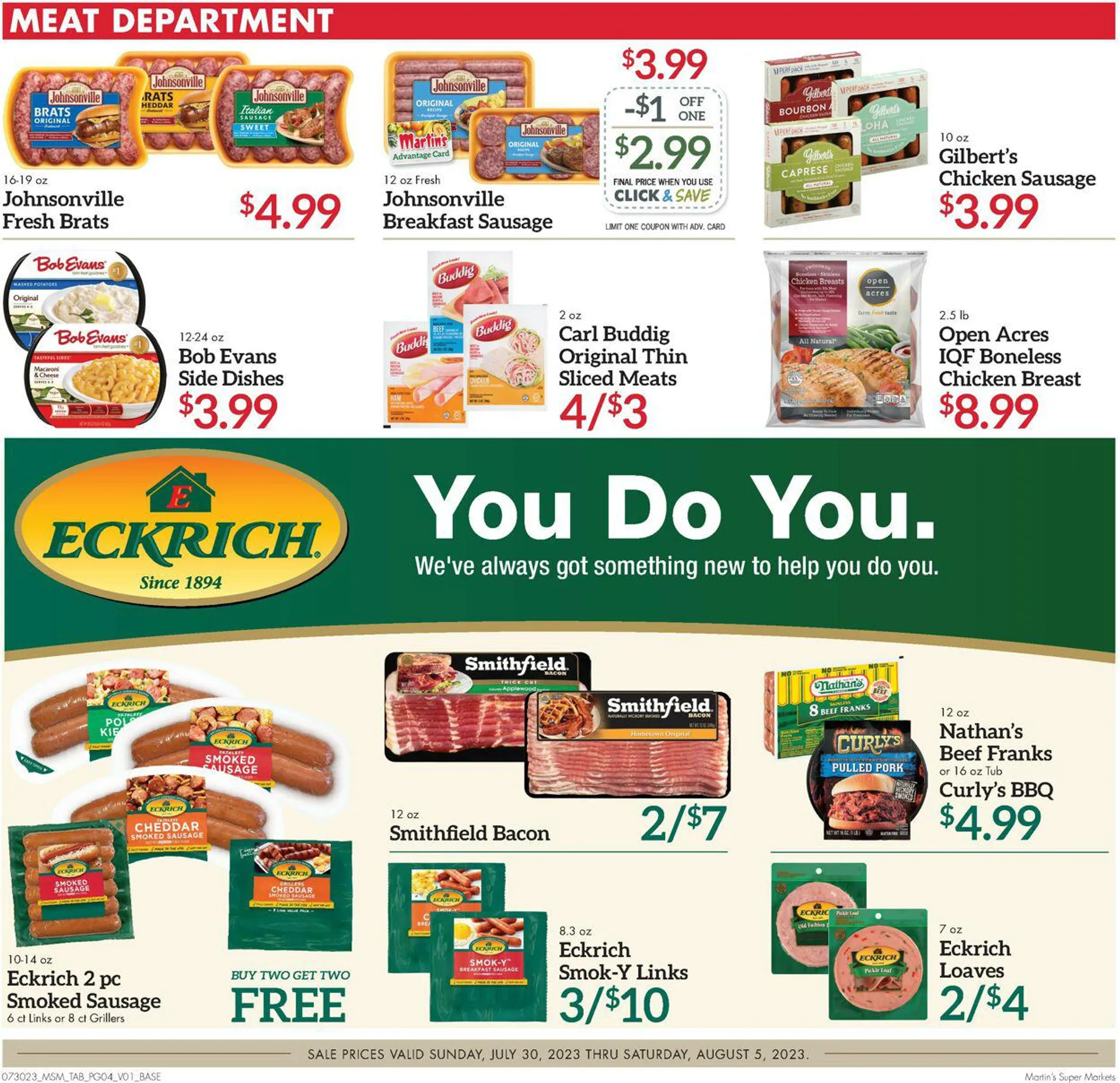 Weekly ad Martin’s Current weekly ad from July 30 to August 5 2023 - Page 4