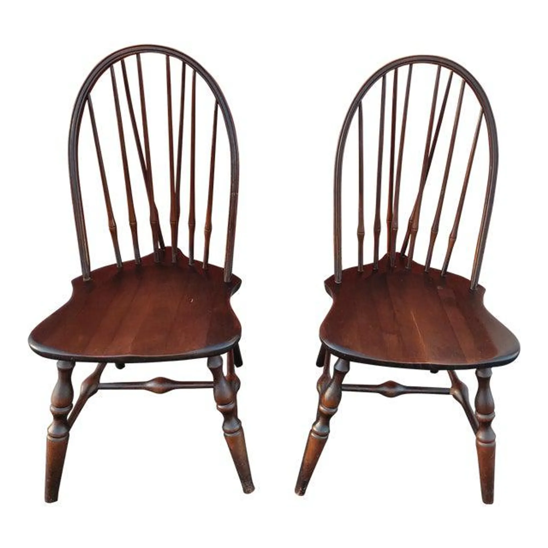 Nichols & Stone Windsor Side Chairs - a Pair