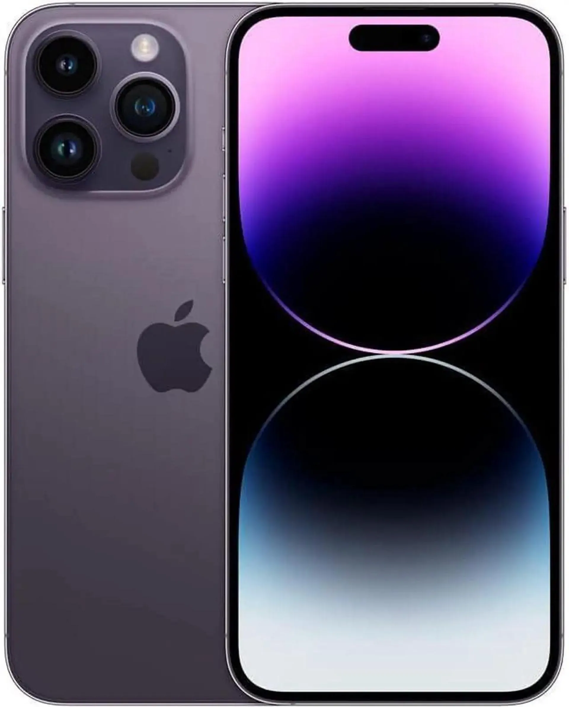 Apple iPhone 14 PRO MAX 128GB, Refurbished Unlocked Cell Phone, Purple - Very Good Condition (Grade B)