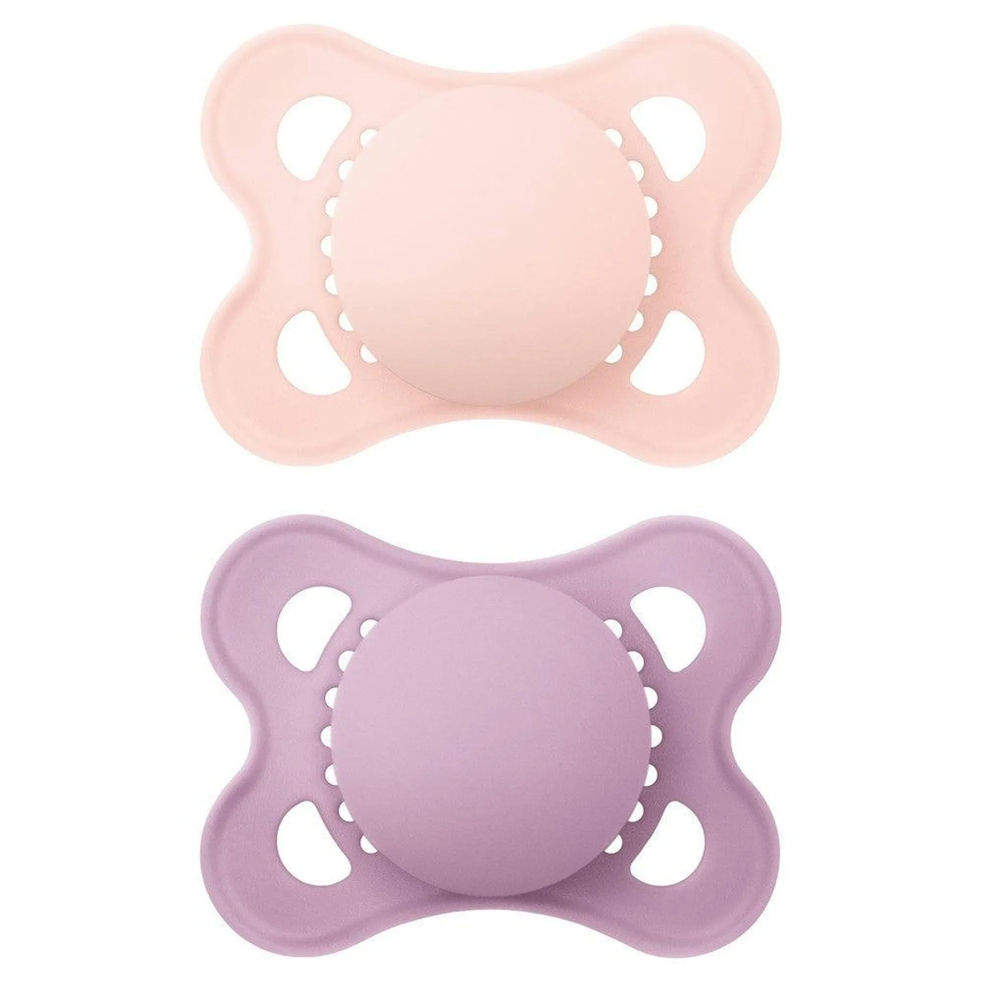 MAM Original Matte Pacifier, 0-6 Months, Girl, 2 Pack