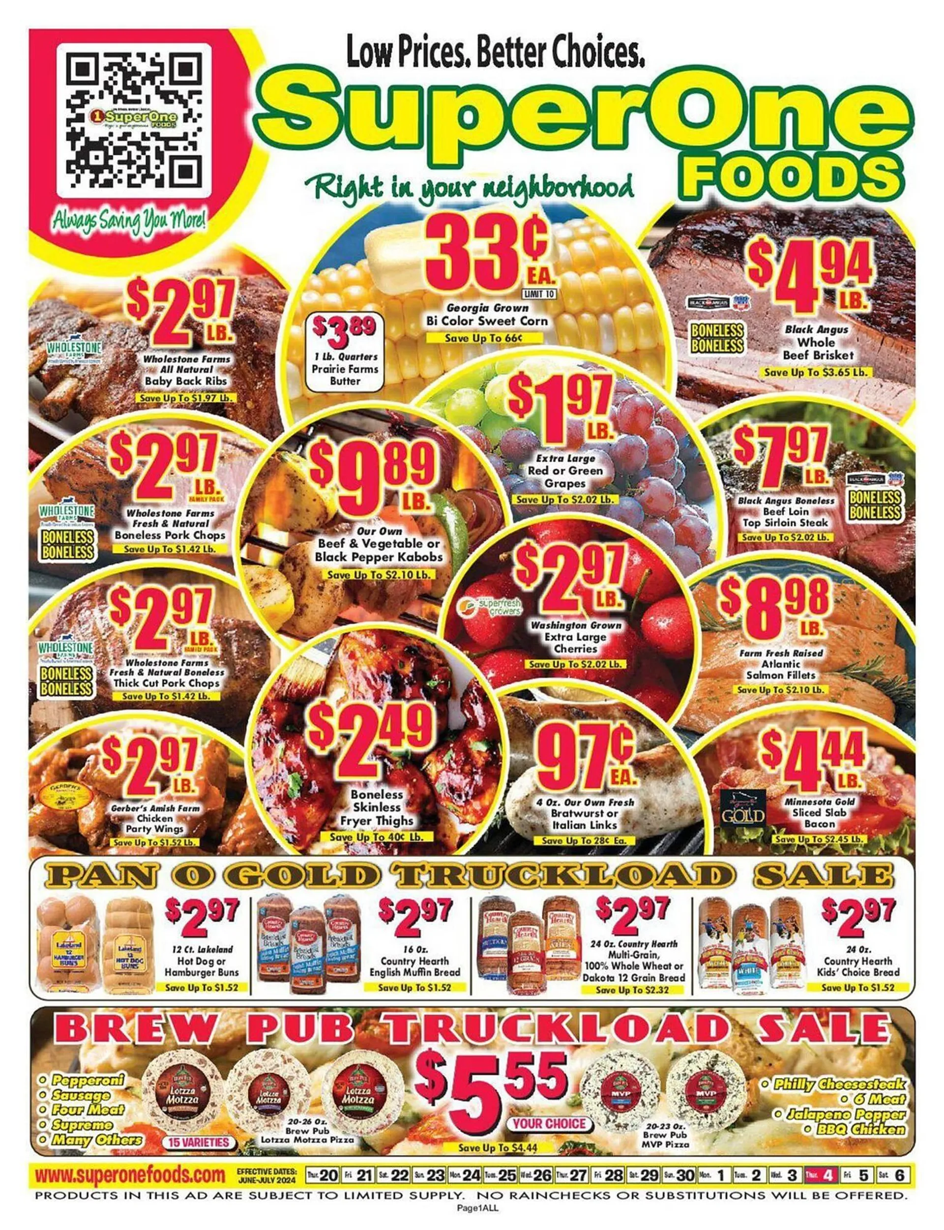 Miners County Market Weekly Ad - 1