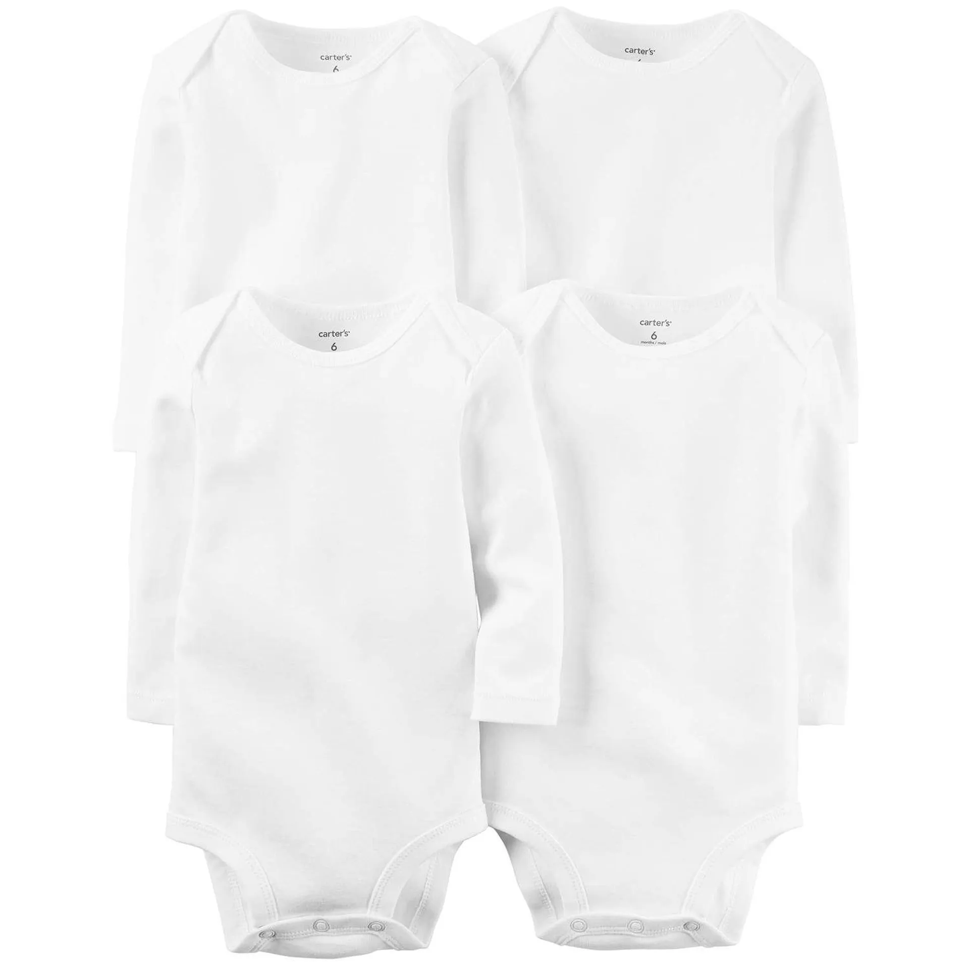 Carter's Baby 4-Pack Long-Sleeve Bodysuits