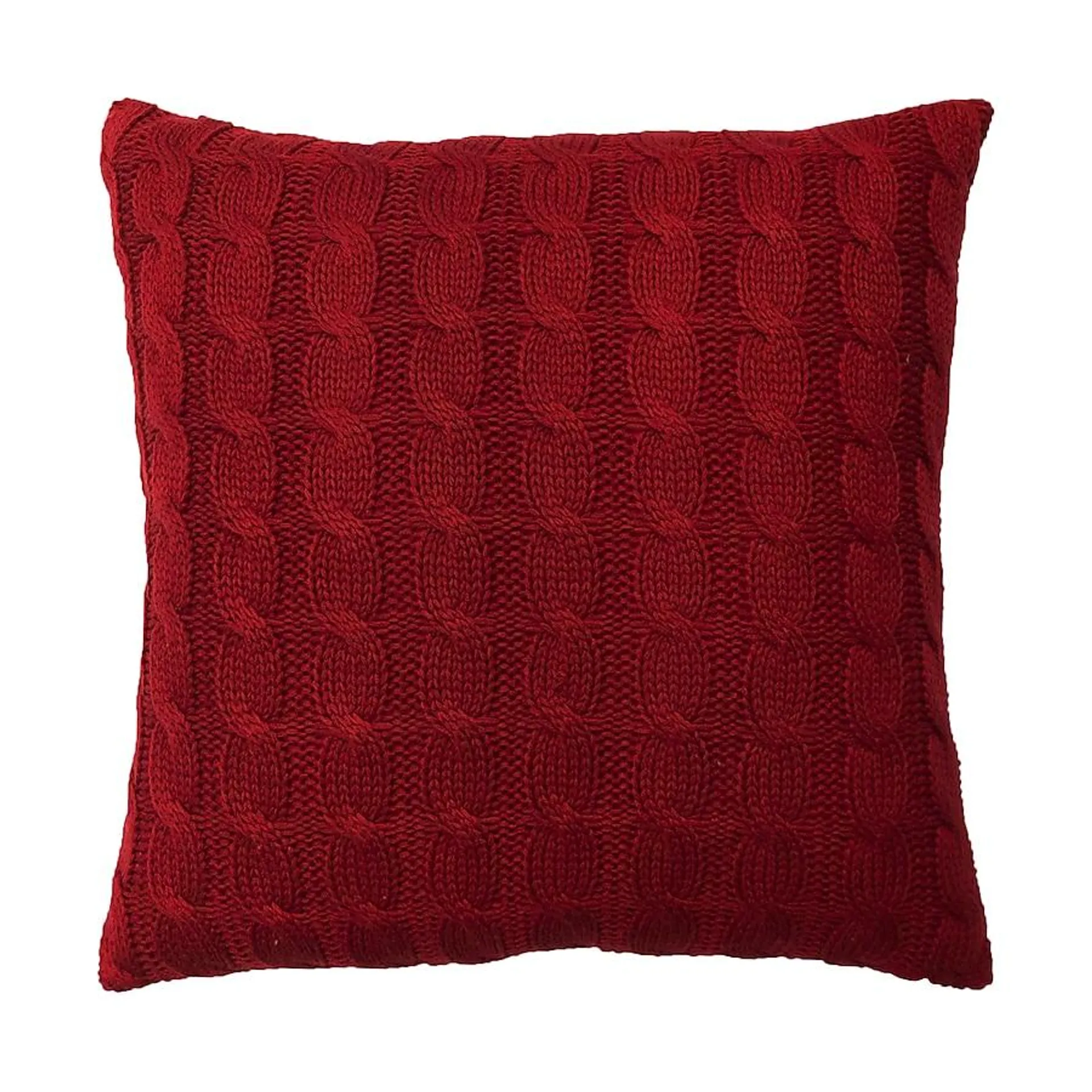 allen + roth 22-in x 22-in Red Indoor Decorative Pillow