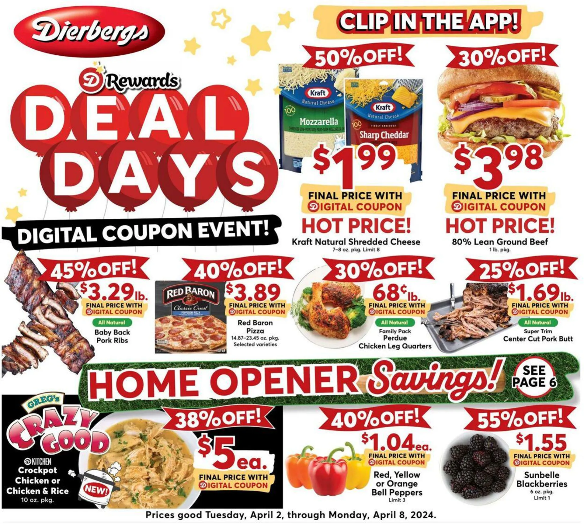 Weekly ad Dierbergs from April 2 to April 8 2024 - Page 1