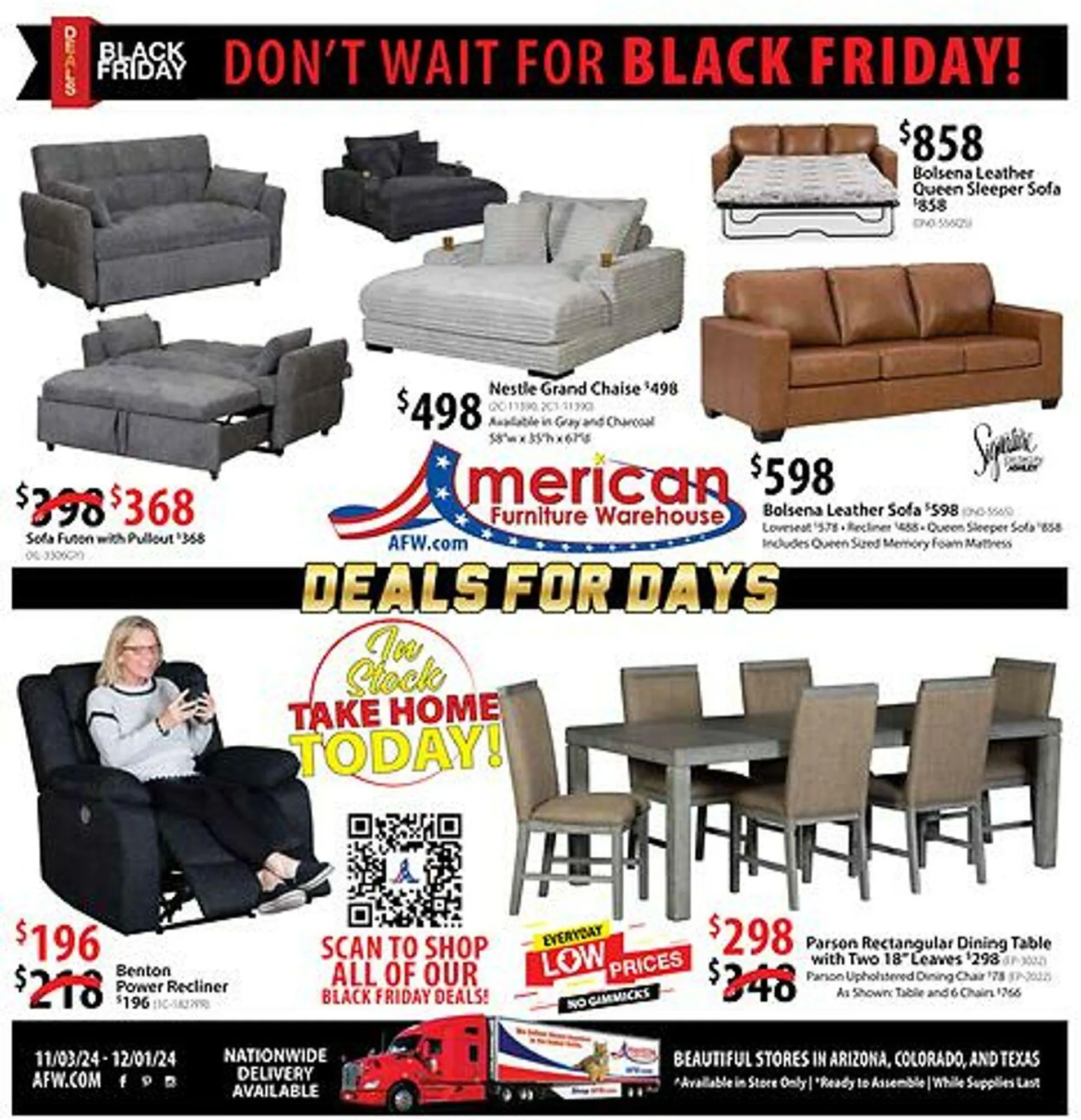 American Furniture Warehouse Current weekly ad - 1