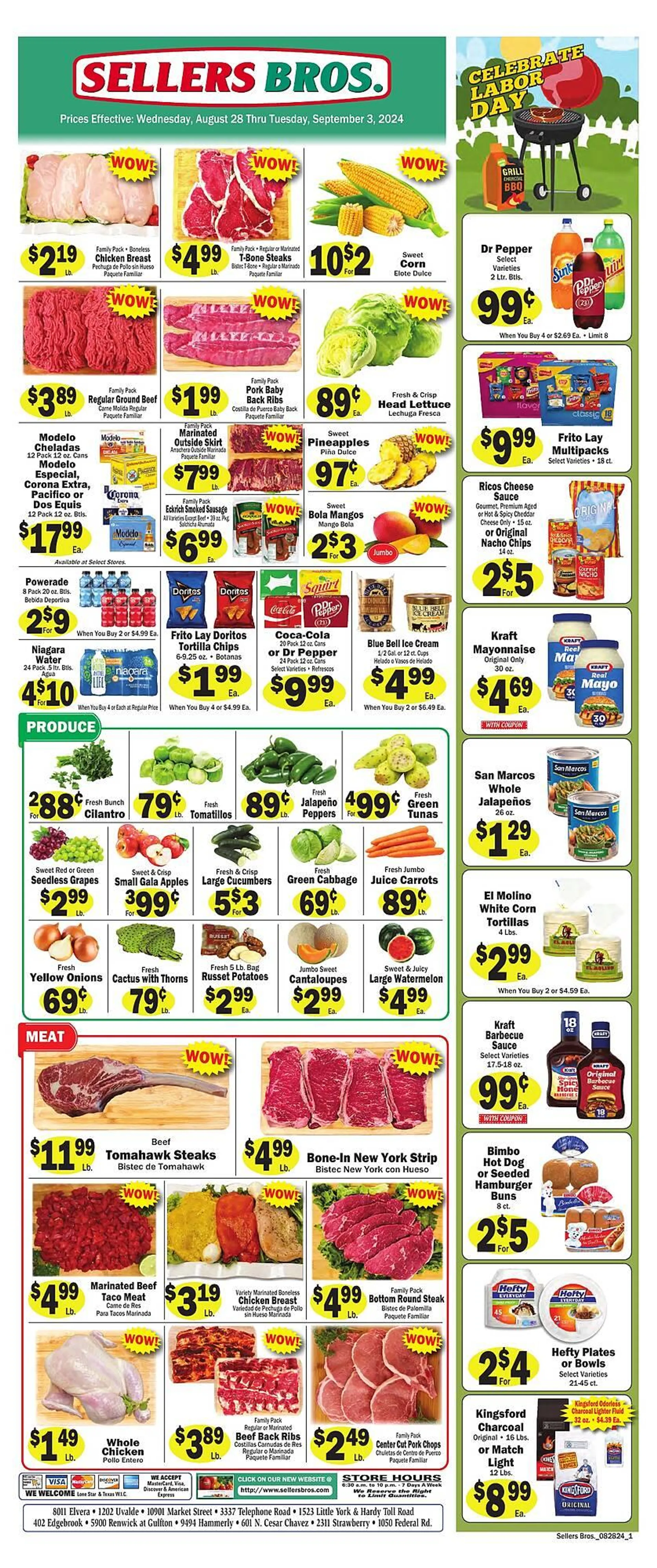 Sellers Bros Weekly Ad - 1