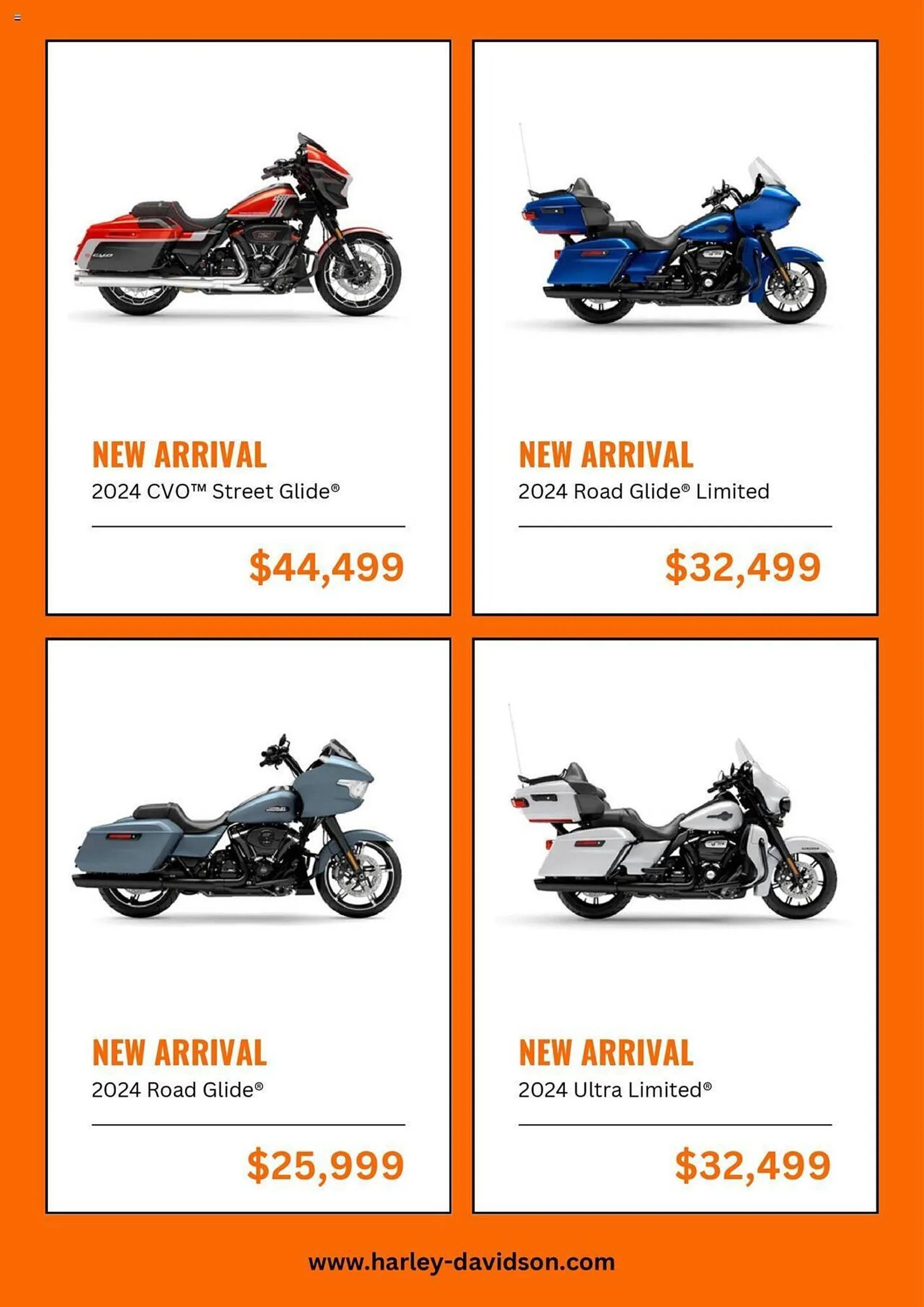 Weekly ad Harley Davidson Weekly Ad from October 17 to November 18 2024 - Page 5