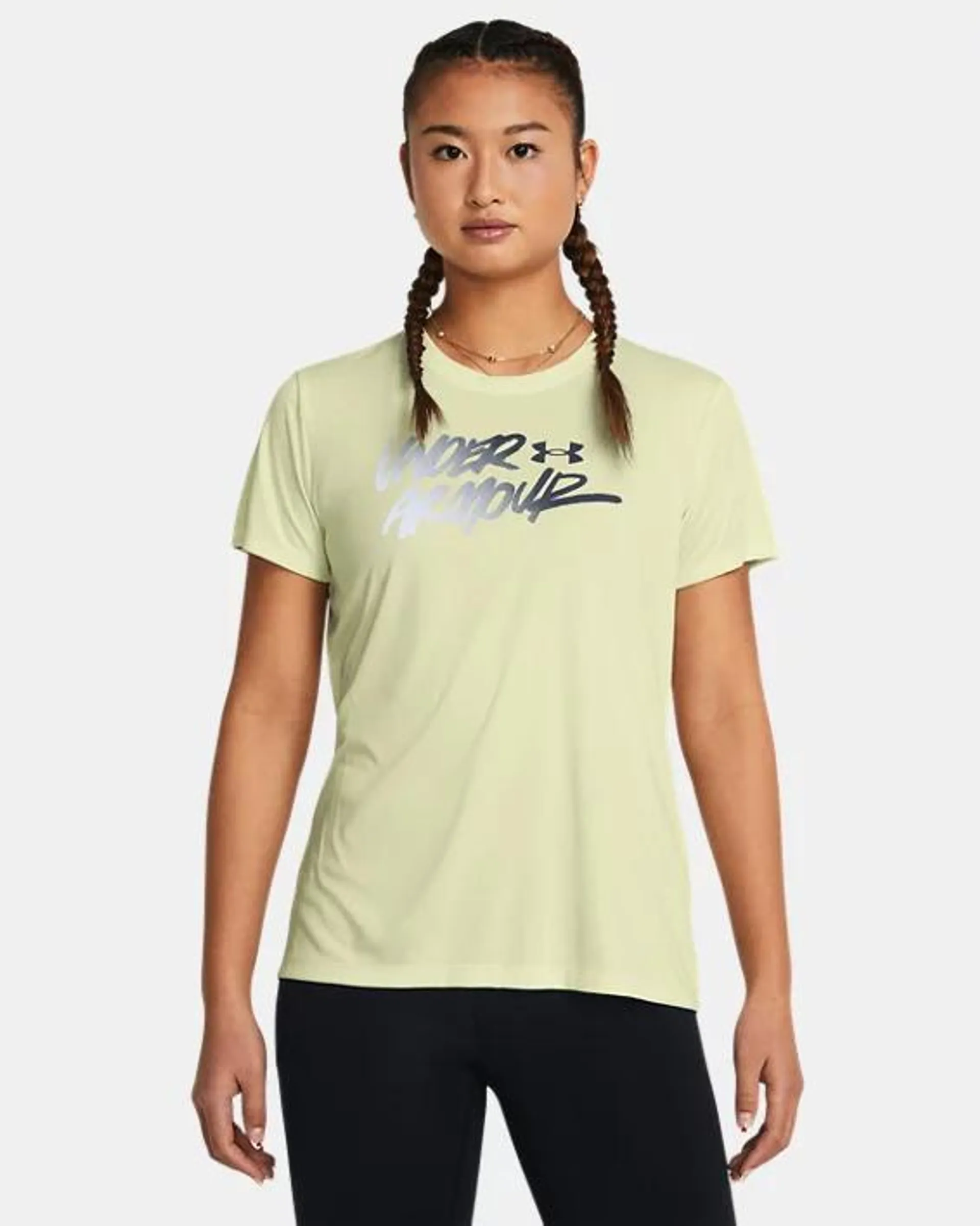 Women's UA Tech™ Gradient Wordmark Short Sleeve