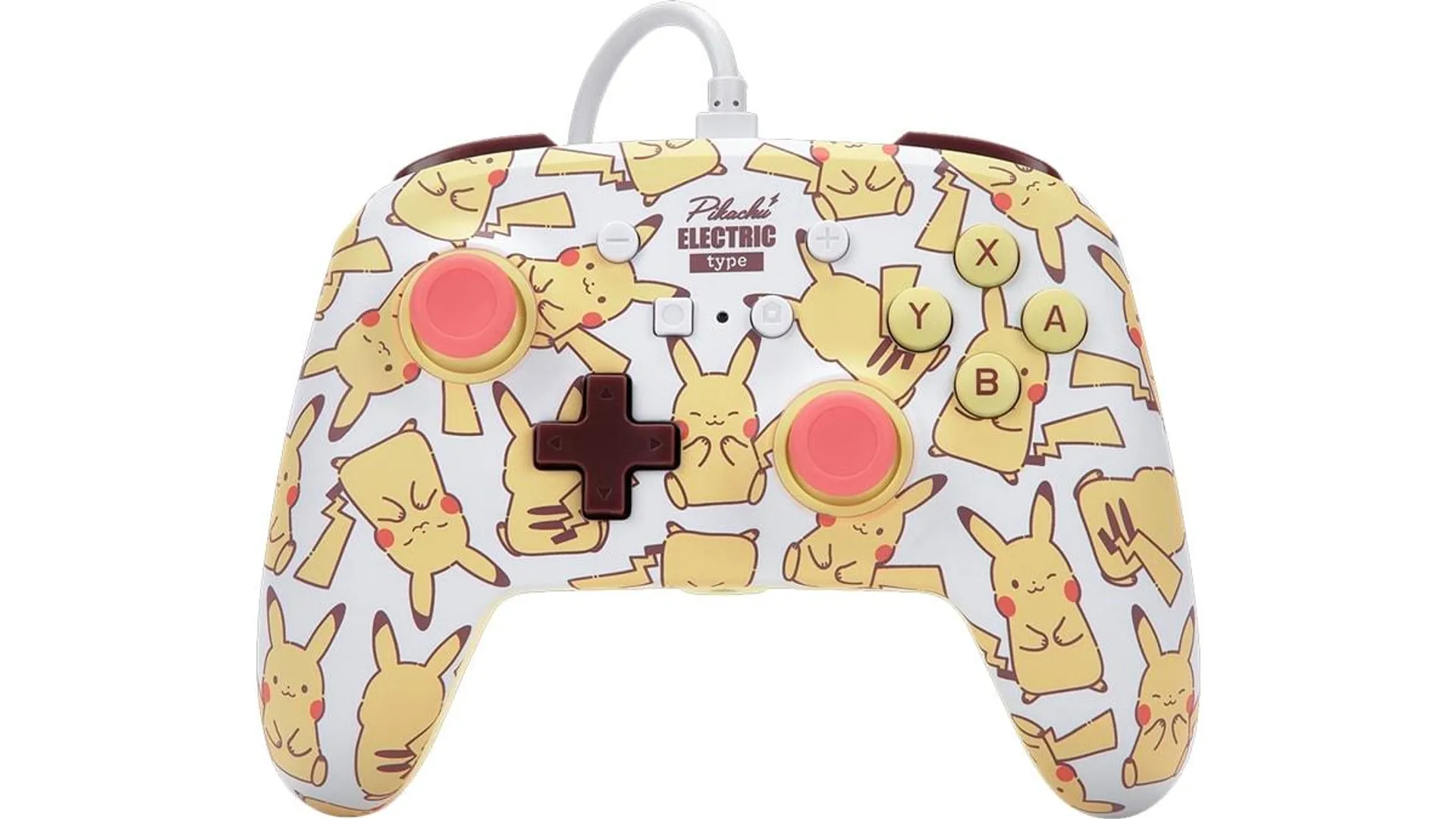 Enhanced Wired Controller for Nintendo Switch™ - Pikachu™ Blush