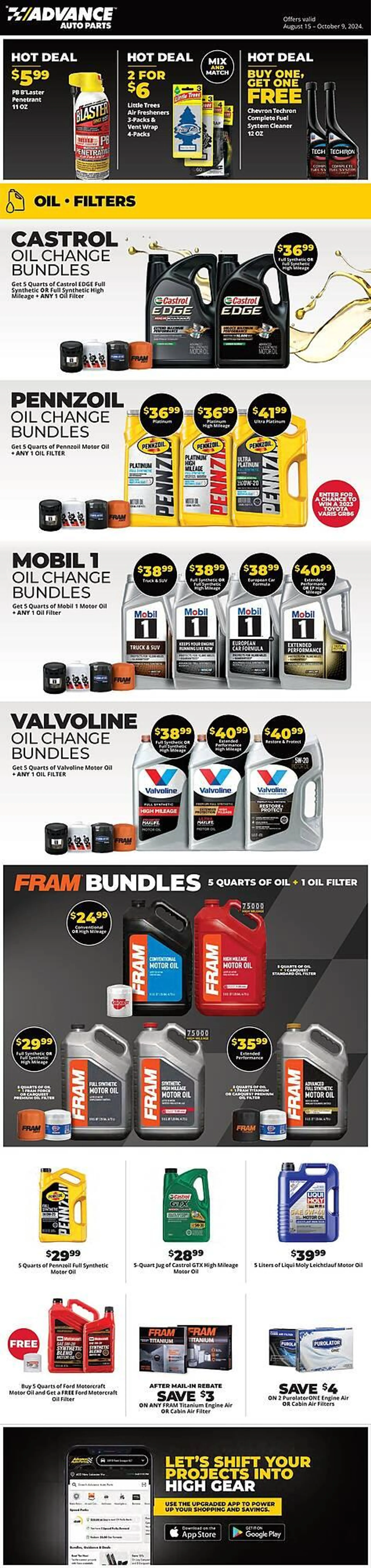 Advance Auto Parts Weekly Ad - 1