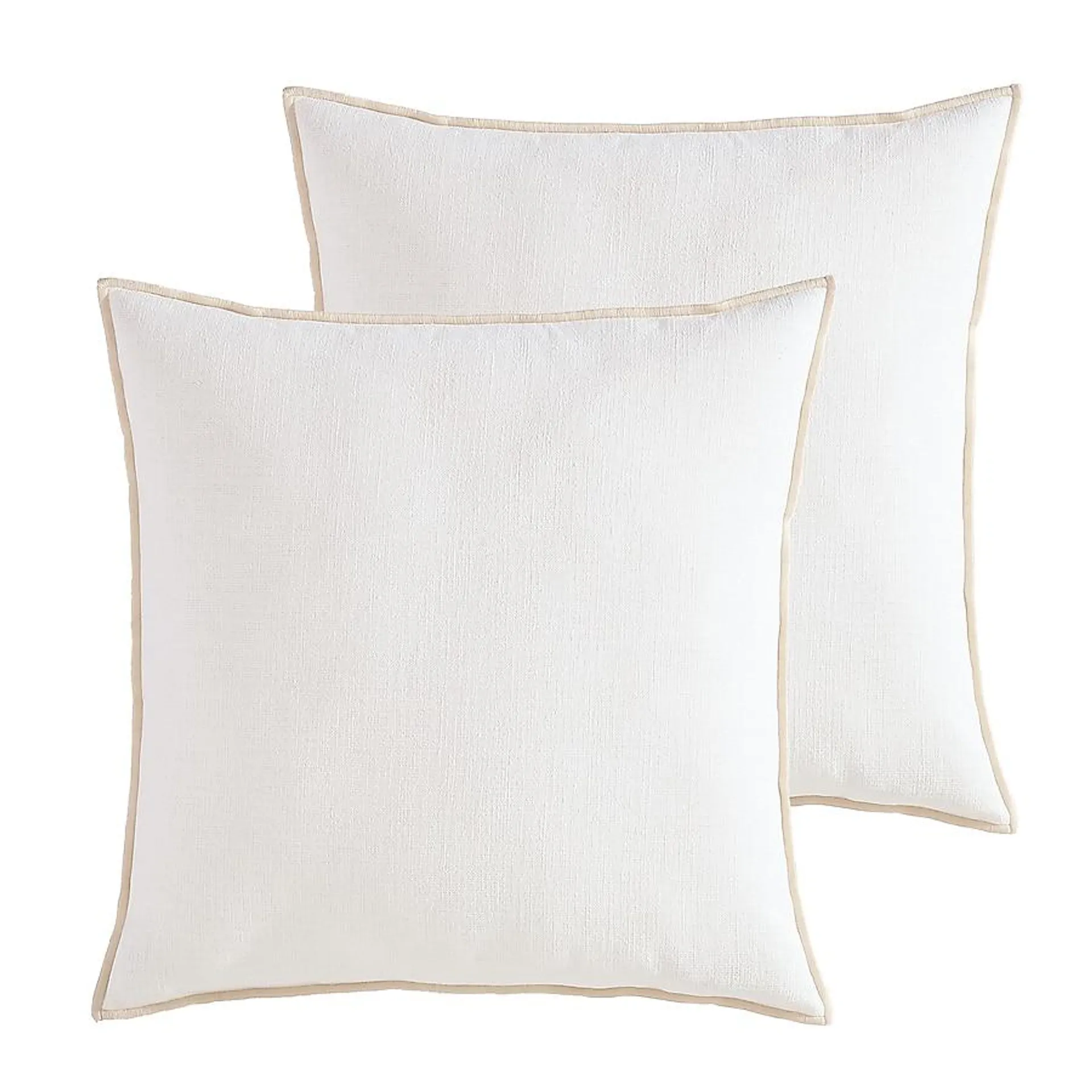 Origin 21 2-Piece 20-in x 20-in Cream Indoor Decorative Pillow