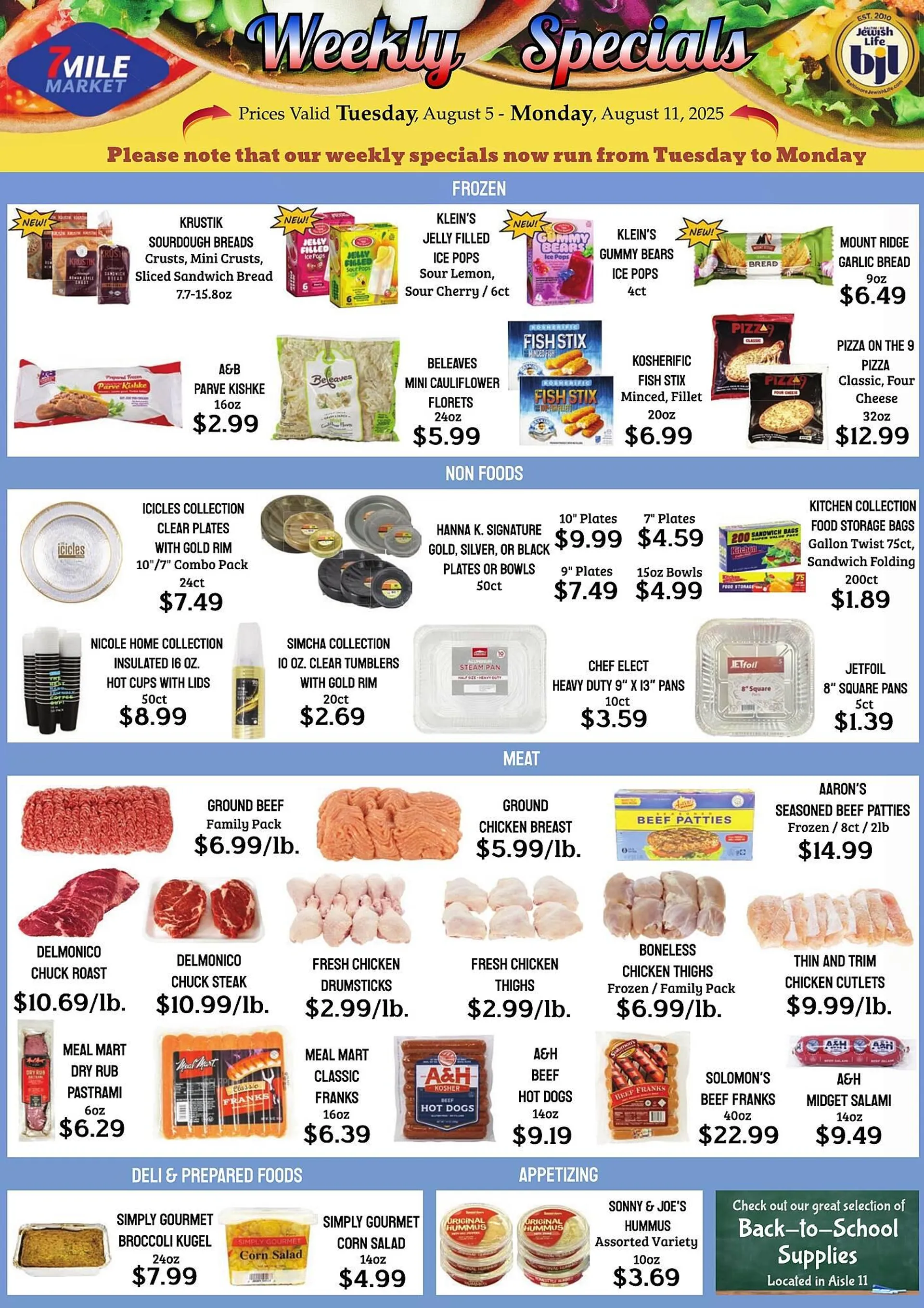Weekly ad Seven Mile Market ad from August 5 to August 11 2025 - Page 1