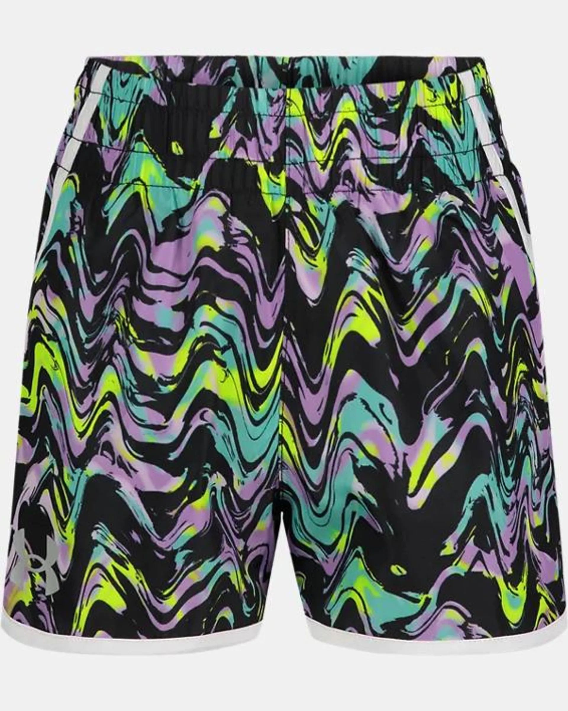 Toddler Girls' UA Fly-By Groove Printed Shorts