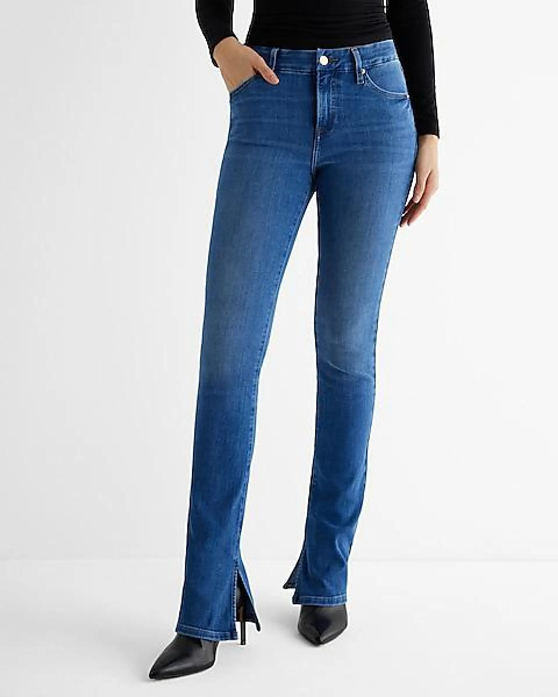 Mid Rise Medium Wash FlexX Skyscraper Jeans