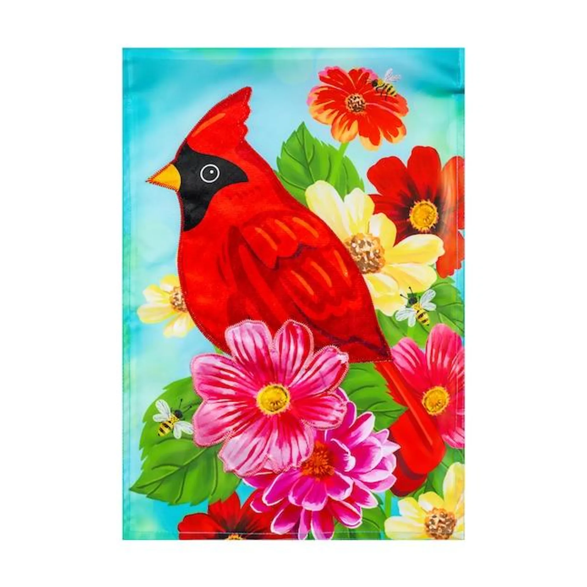 Style Selections 1-ft W x 1.5-ft H Summer Embroidered Garden flag