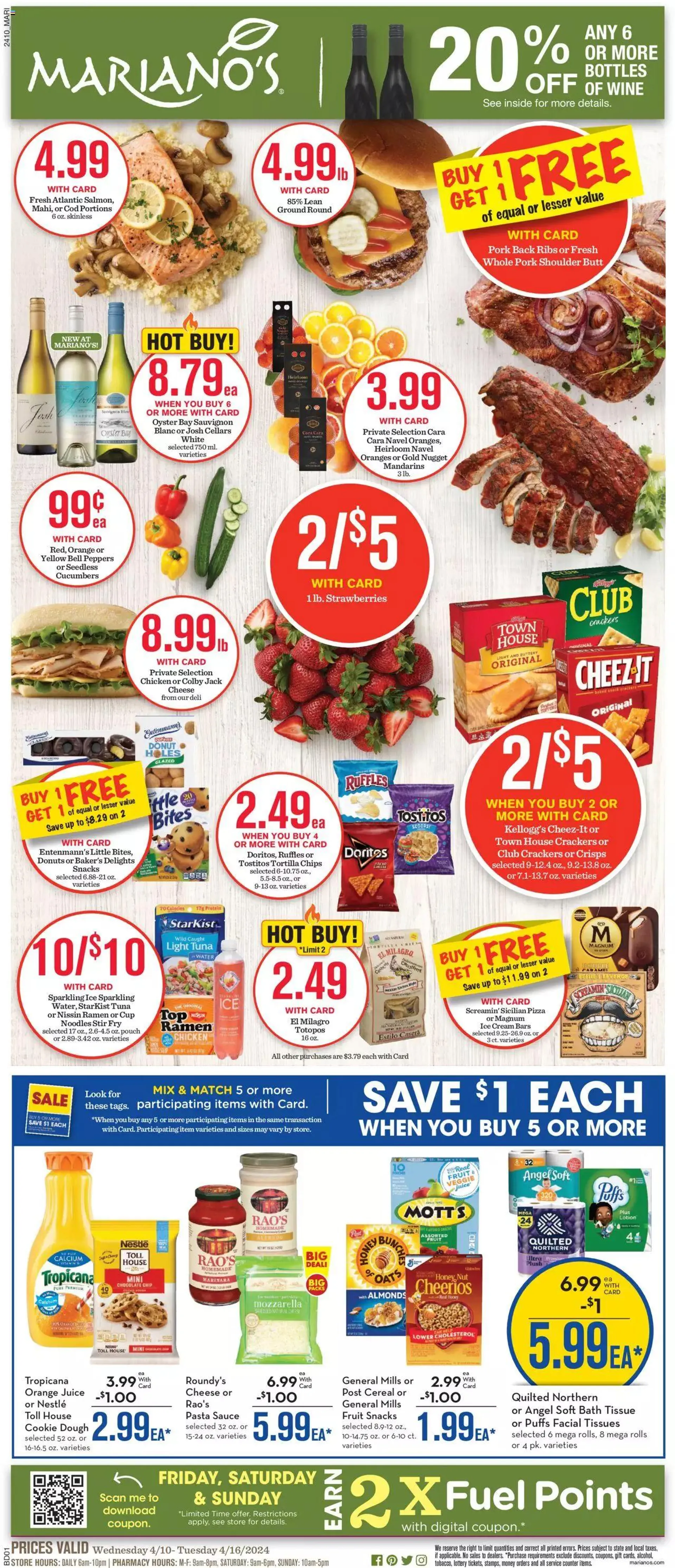 Weekly ad Mariano's - Weekly Ad from April 10 to April 16 2024 - Page 1