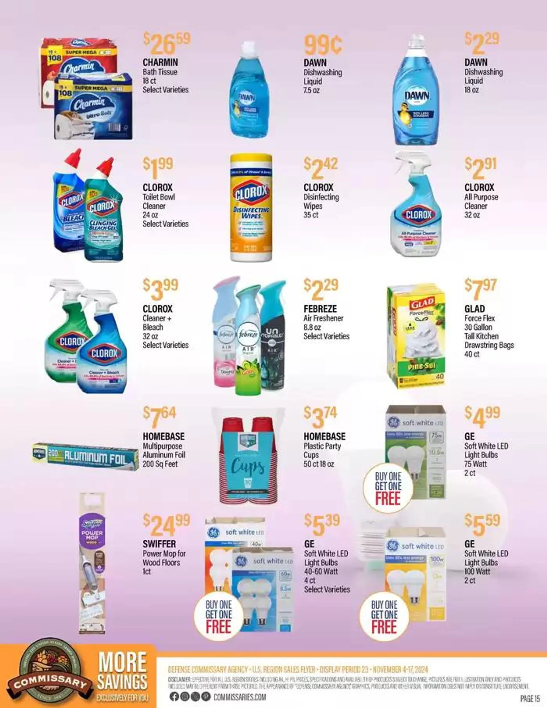 Weekly ad Flyer Commissary from November 4 to November 17 2024 - Page 15