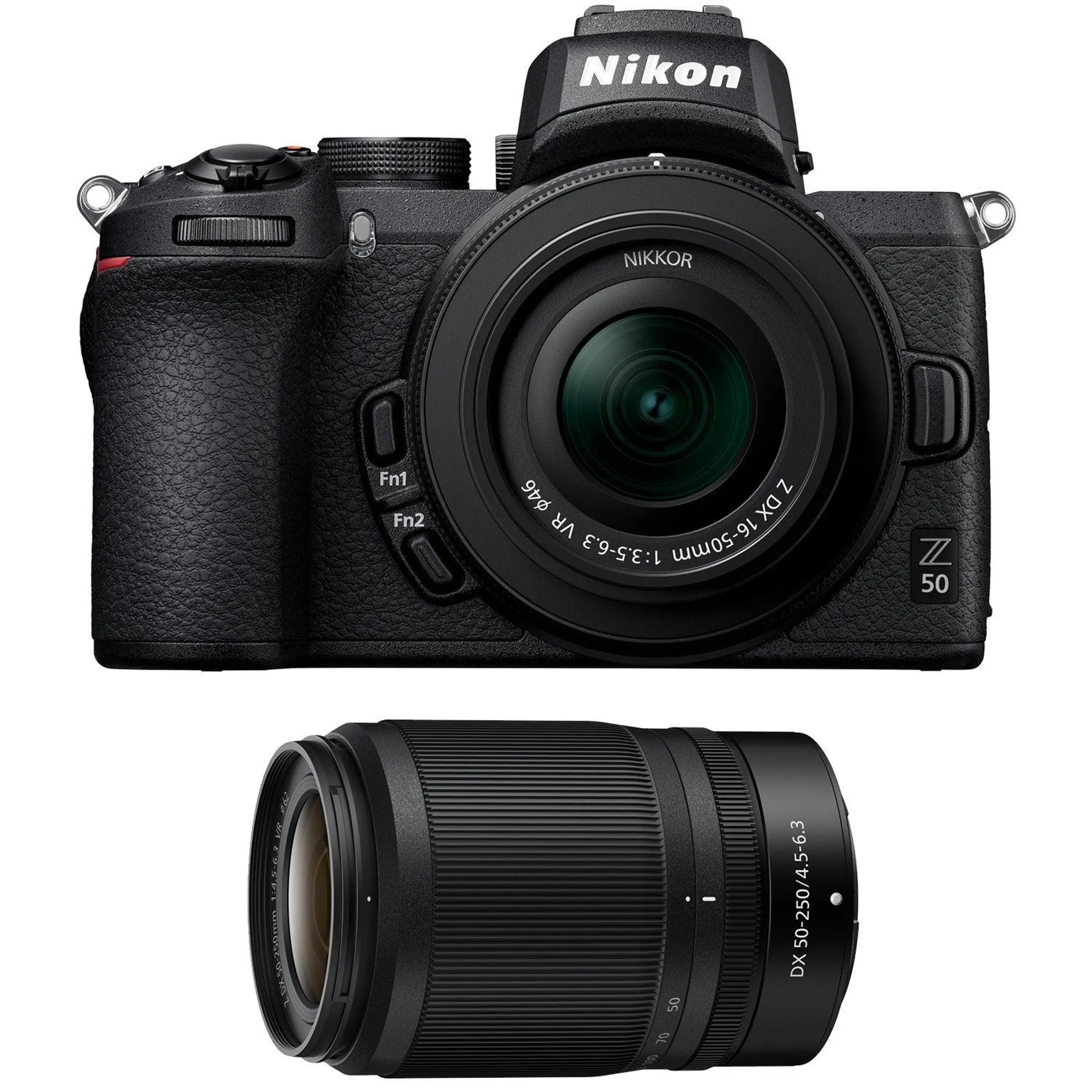 Nikon Z 50 DX-format Mirrorless Camera w/ NIKKOR Z DX 16-50mm & 50-250mm VR Lens