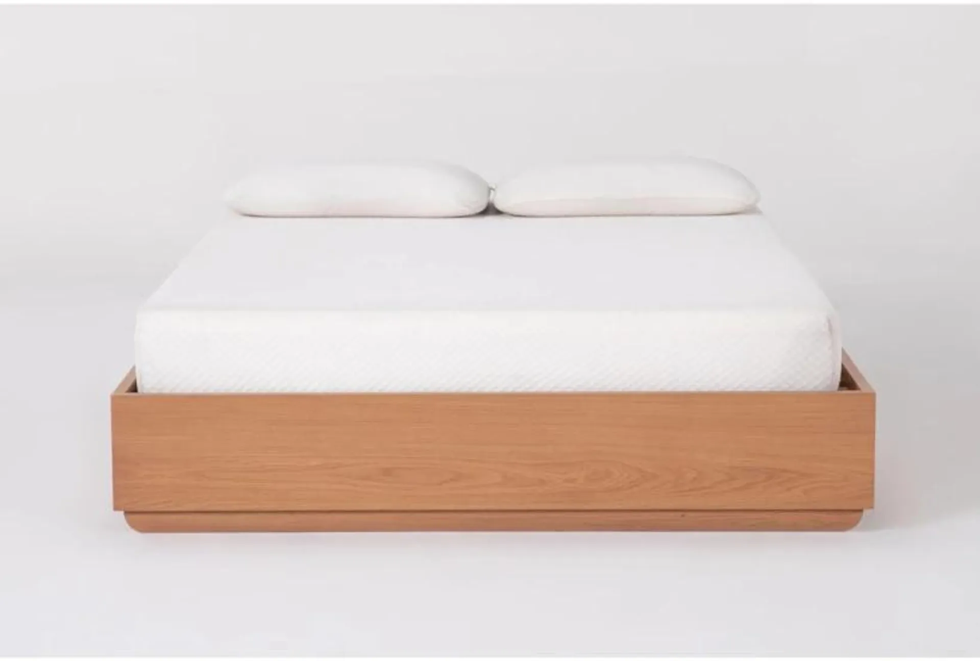 Catania Queen Wood Platform Bed