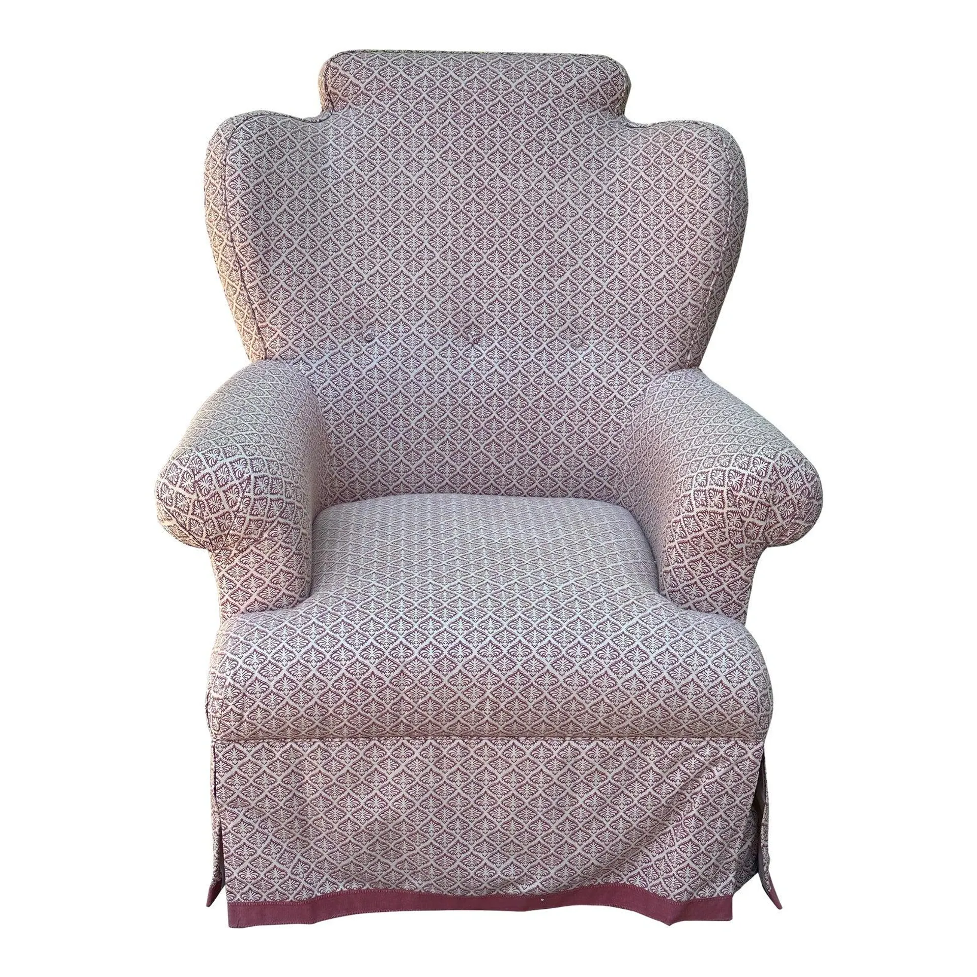 Skirted Barry Dixon Oversized Chair