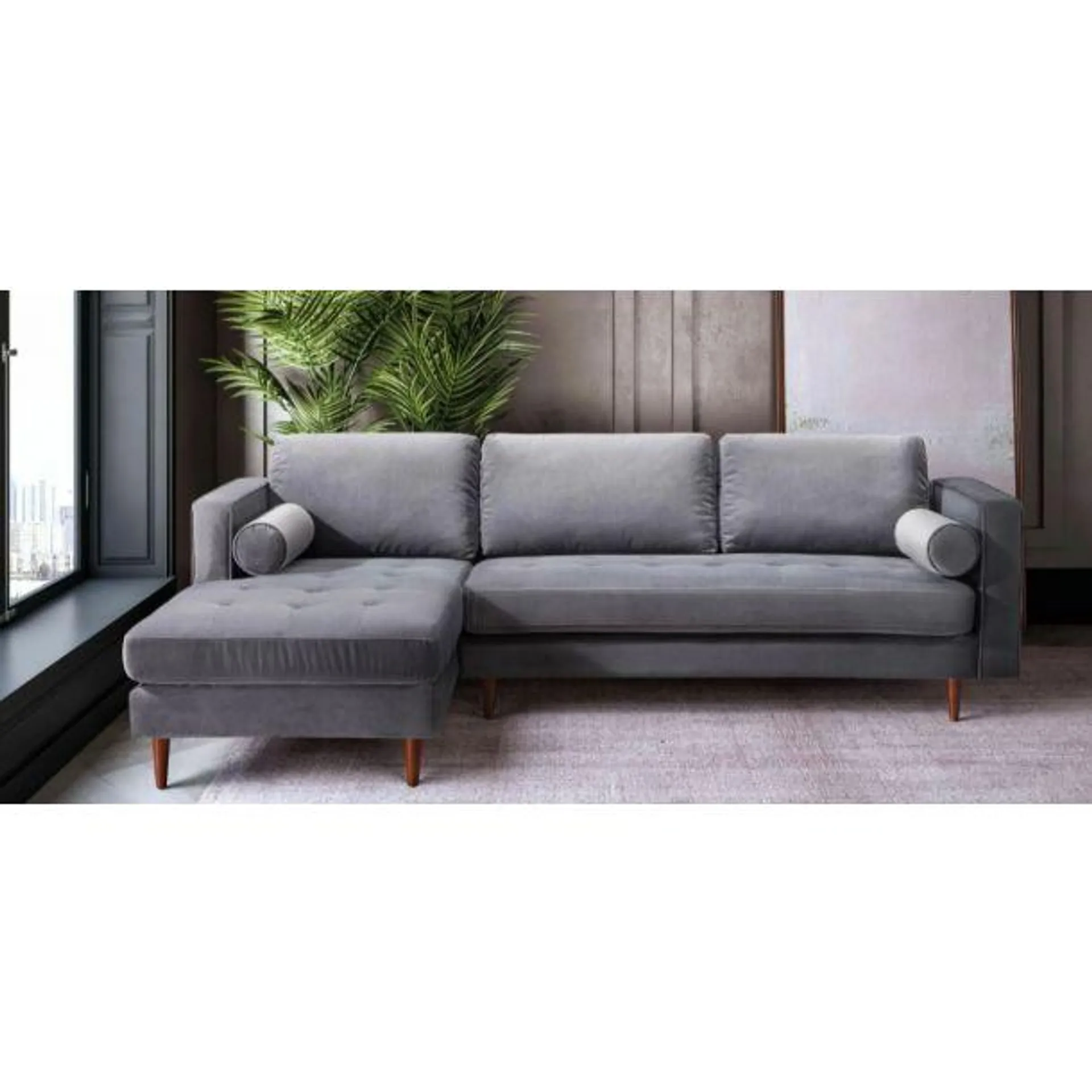 Roma Sectional - Grey